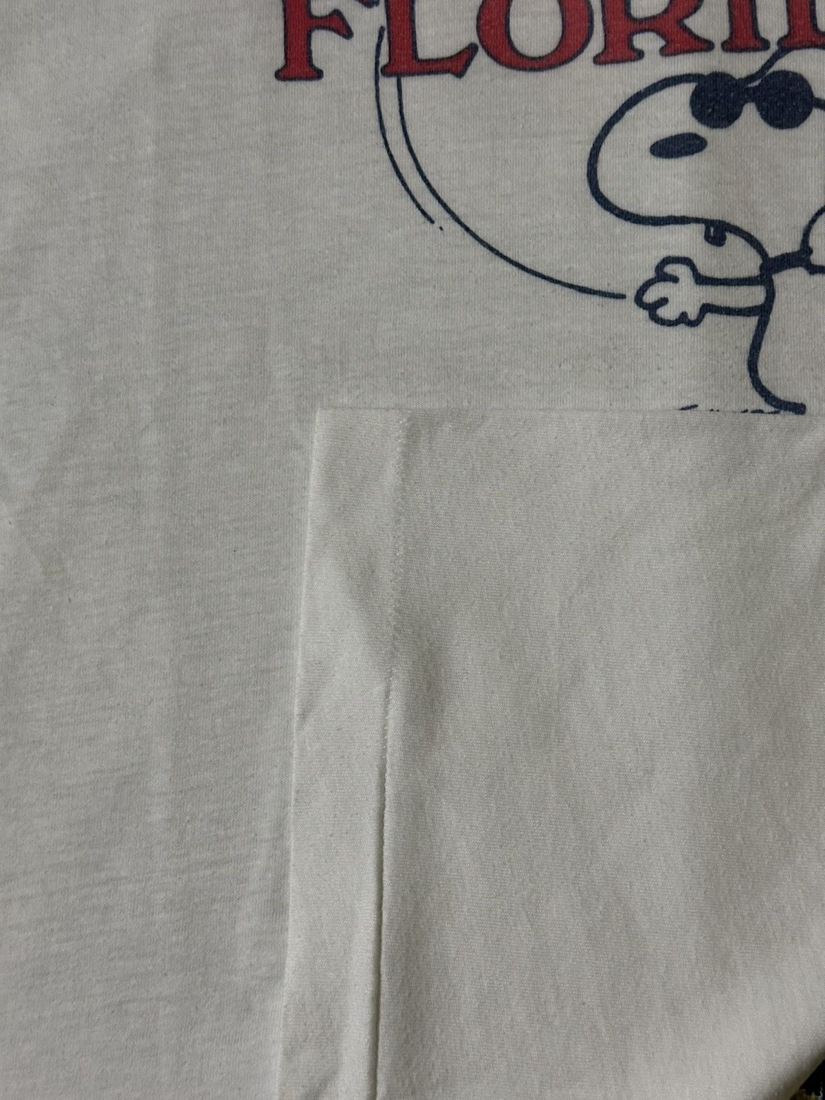 Champion Vintage 70s Snoopy Champion Ringer Tee (FLORIDA) Size US S / EU 44-46 / 1 - 7 Thumbnail