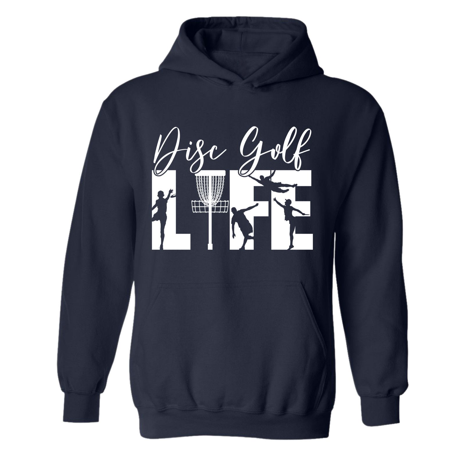 Gildan Disc Golf Hoodie DISCGOLF LIFE Discgolfer Sweatshirt Size US L / EU 52-54 / 3 - 3 Thumbnail