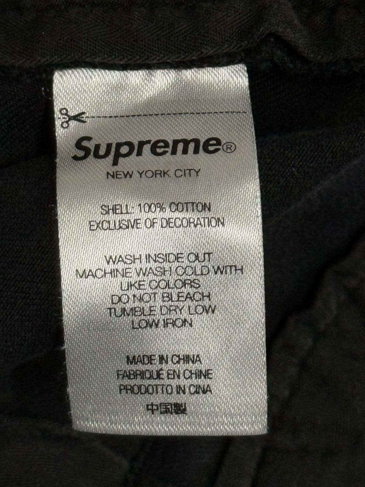 Supreme Supreme Doughboy Chino Pant Black Pillsbury FW22 Size US 34 / EU 50 - 6 Thumbnail