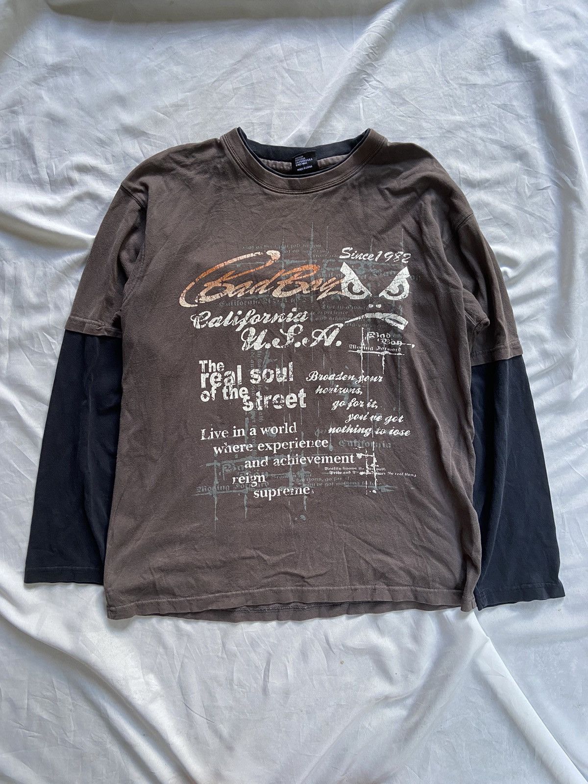 BADBOY DOUBLE LAYER LONG SLEEVE