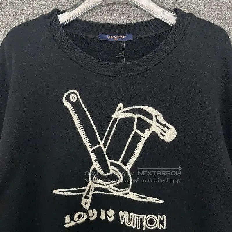 Louis Vuitton Louis Vuitton Black Knit Sweater for Men . Size US XXL / EU 58 / 5 - 3 Thumbnail