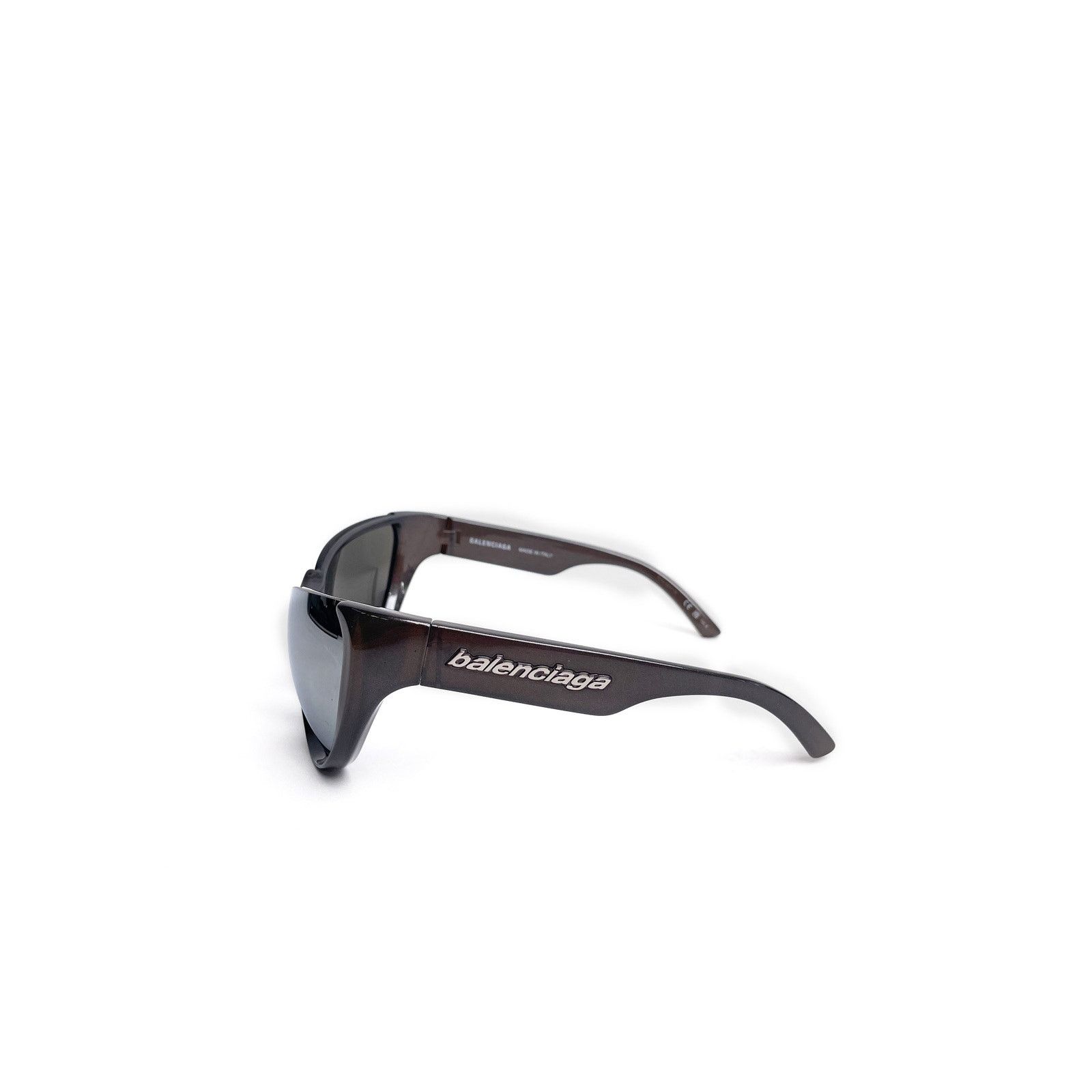 Balenciaga Dark Grey Mirror Lens Expander Sunnies Size ONE SIZE - 3 Thumbnail