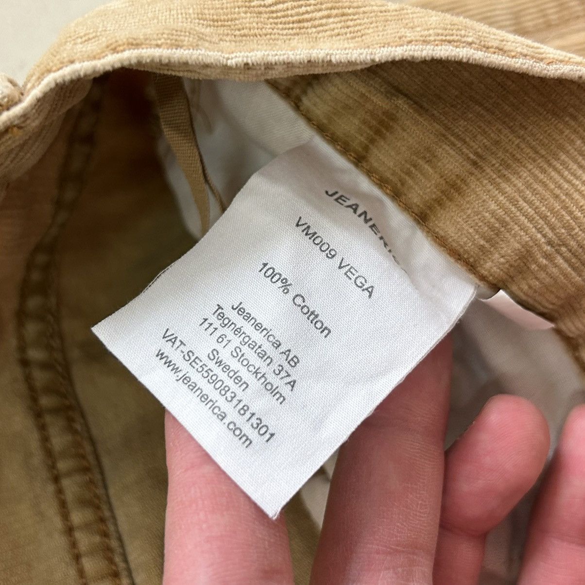 JEANERICA Jeanerica Vega Corduroy Workwear Casual Gorp Pants Size US 30 / EU 46 - 6 Thumbnail