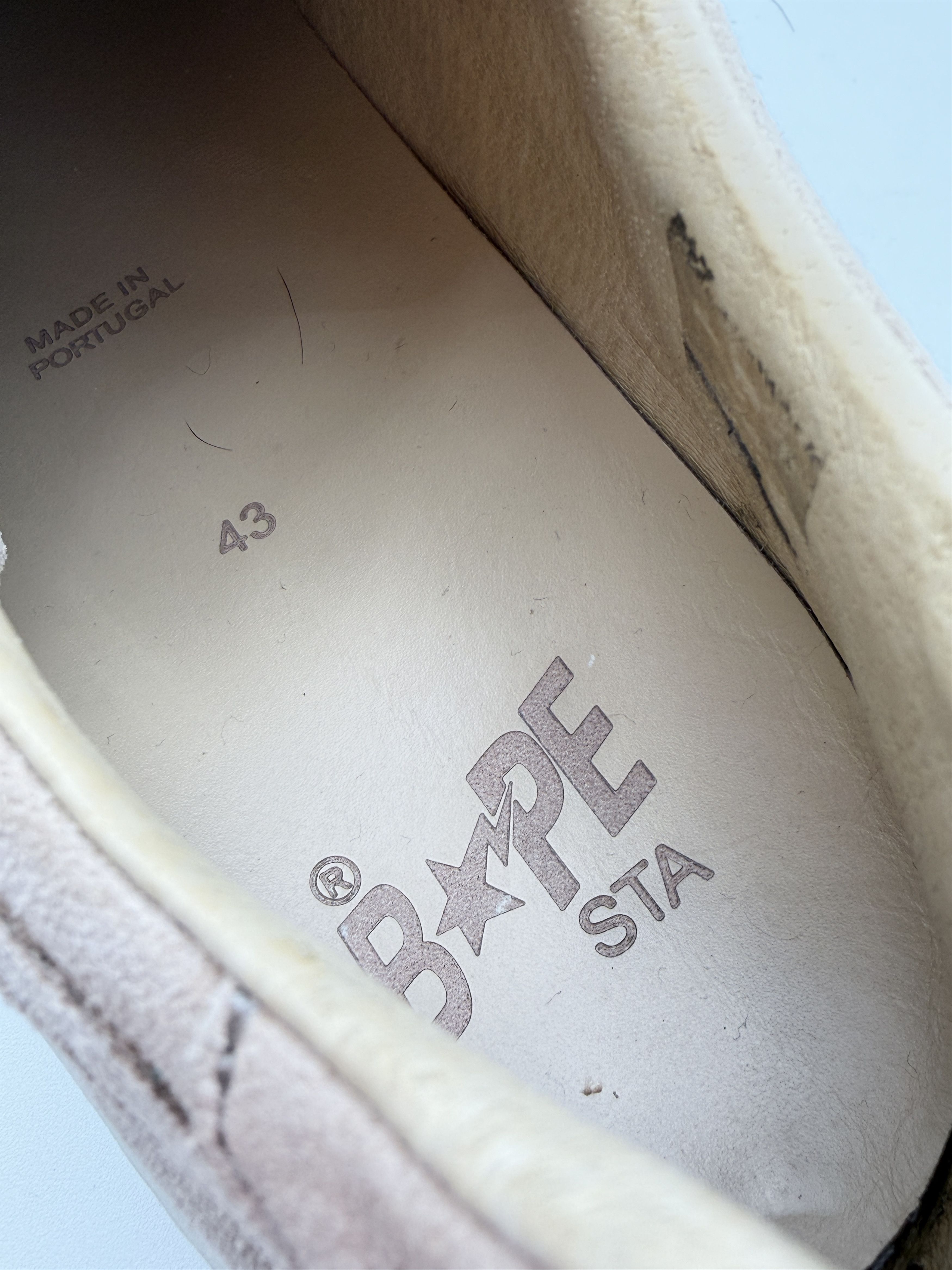 Bape Ronnie Fieg x Bape Fiegsta Bapesta Sand Portugal Kith Size US 10 / EU 43 - 8 Thumbnail