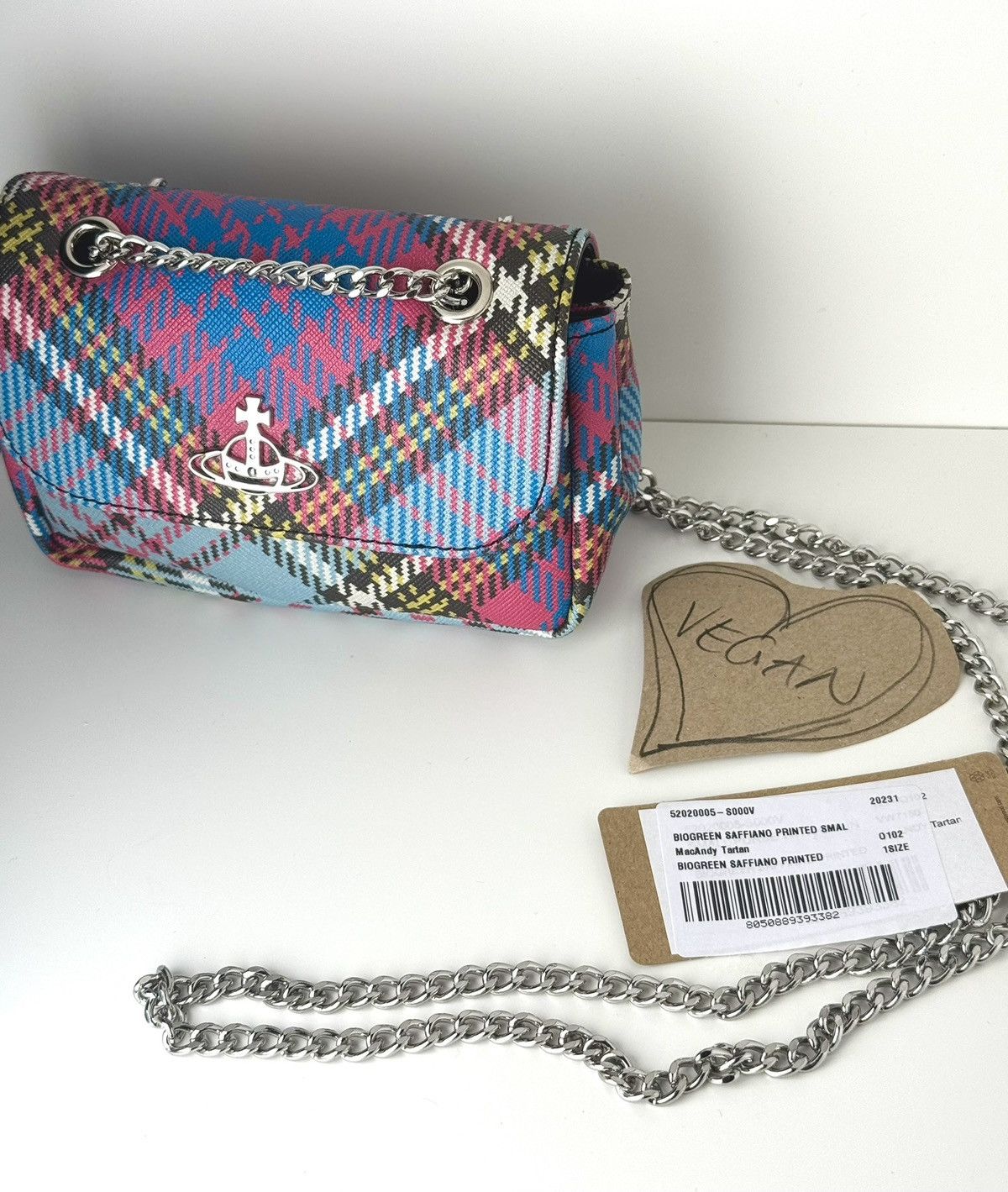 Vivienne Westwood Vivienne Westwood Macandy Tartan Mini Crossbody Bag Size ONE SIZE - 8 Thumbnail