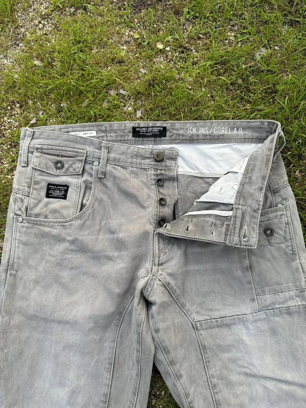 Vintage HEAT 🔥🔥 VINTAGE WORK WEAR CORE CURVE/BANANA LEGS JEANS PANTS Size US 36 / EU 52 - 8 Thumbnail