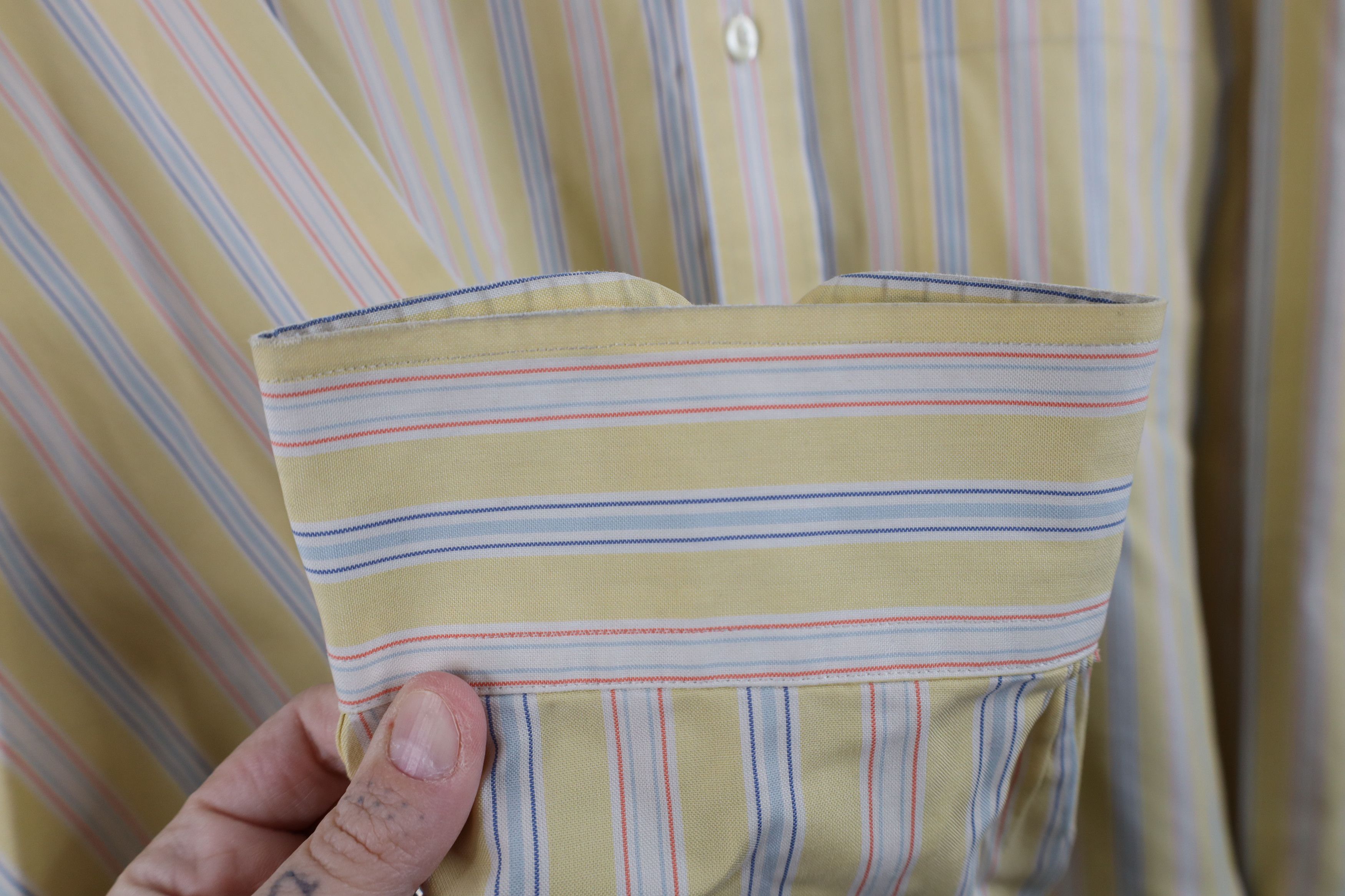 Brooks Brothers × Vintage Vintage Brooks Brothers Cotton Button Down Shirt OCBD Size US XXL / EU 58 / 5 - 6 Thumbnail
