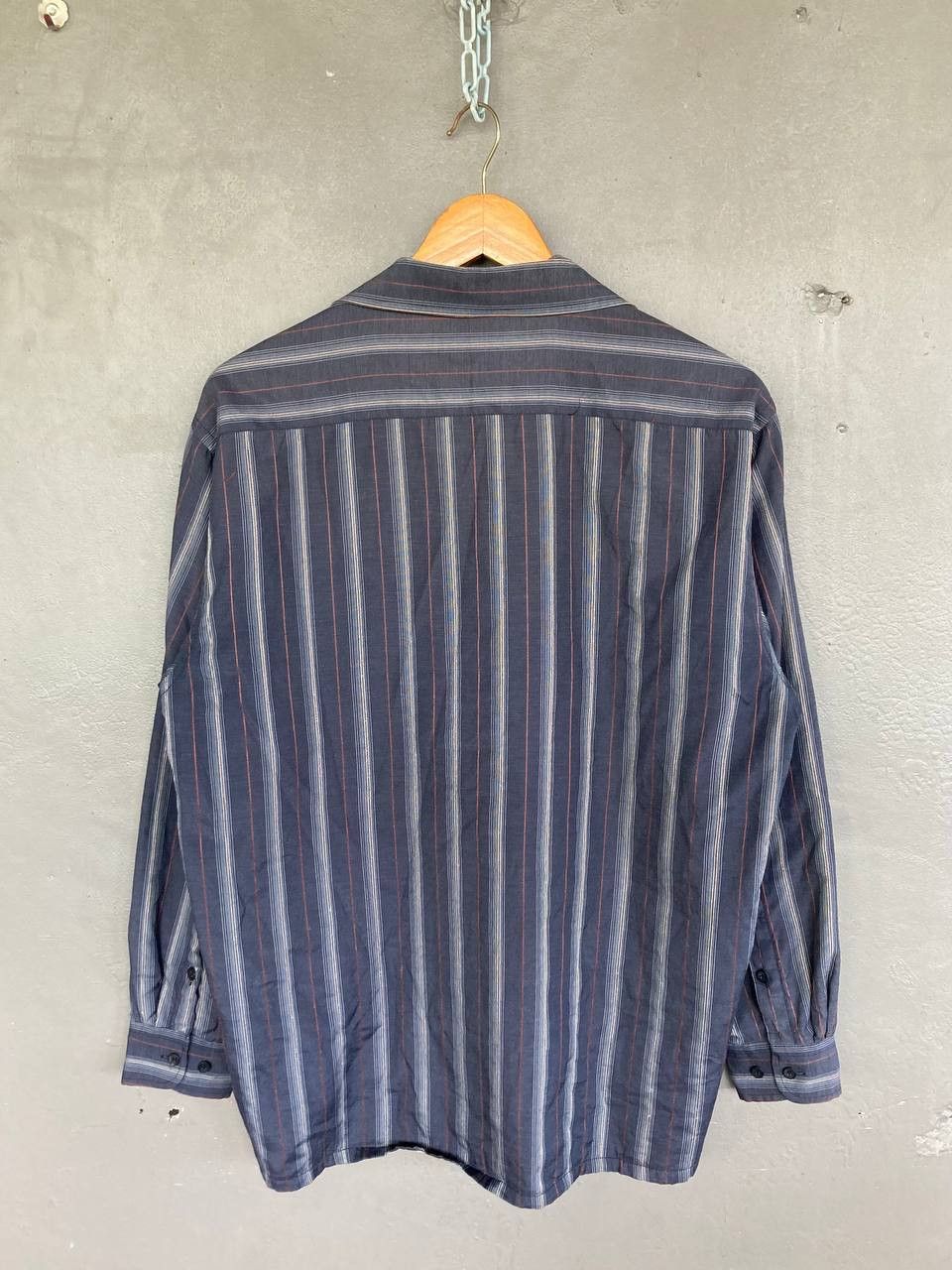 Vintage Vintage Lucky Horse Stripe Over Shirt Size US L / EU 52-54 / 3 - 2 Thumbnail