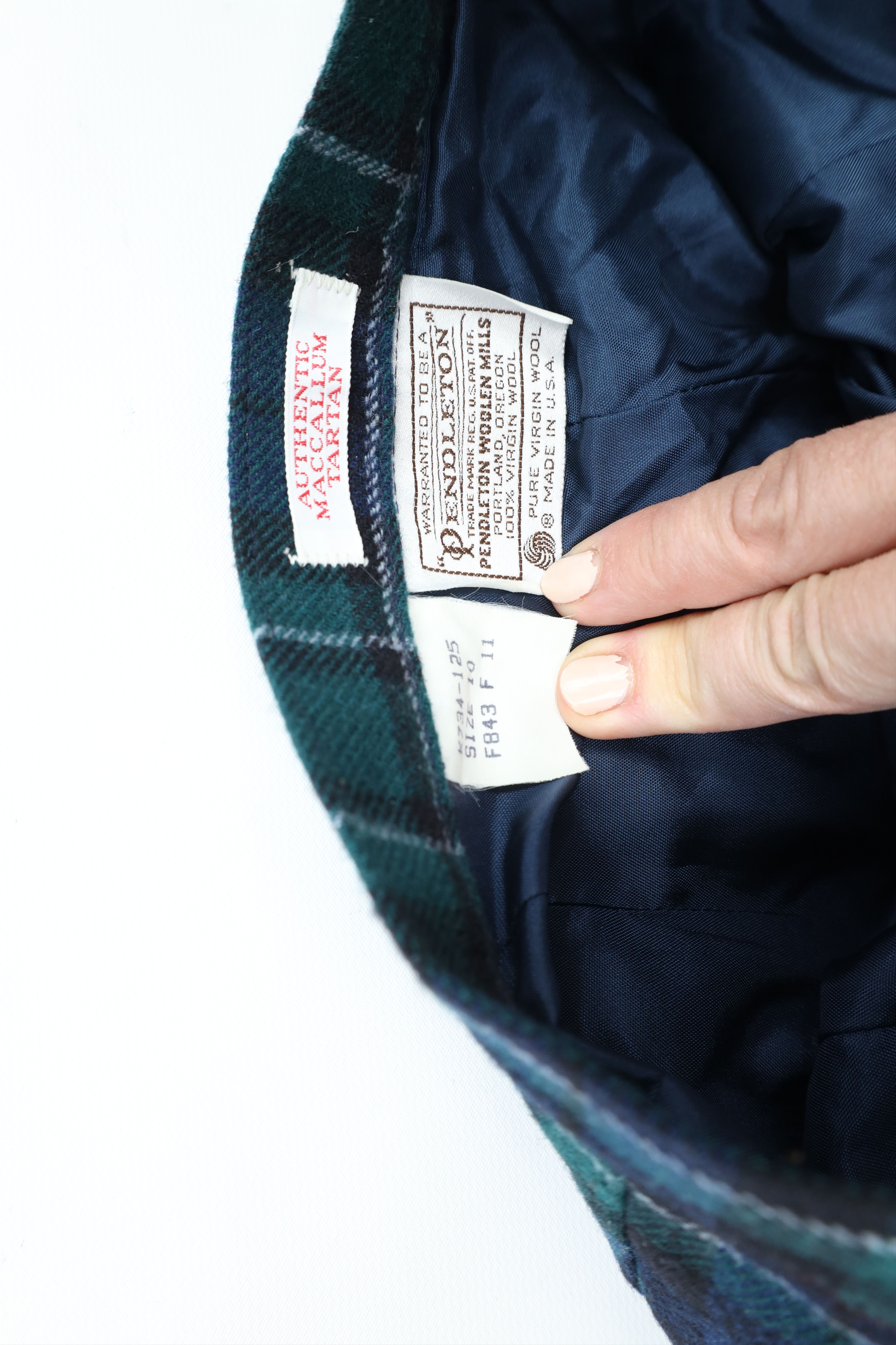 Pendleton × Vintage Vintage 70s Pendleton Wool Maccallum Tartan Plaid Shorts USA Size 32" / US 10 / IT 46 - 7 Thumbnail