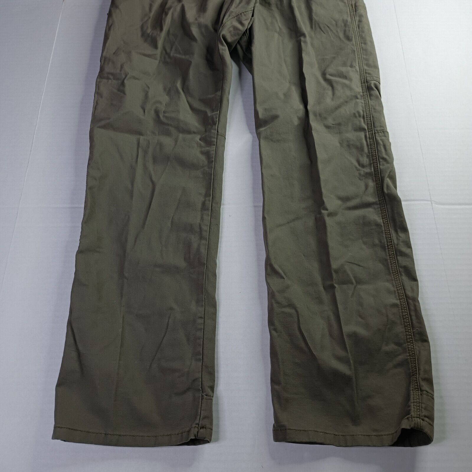 Wrangler Wrangler Utility Pants Mens 33x30 Green Straight Fit UPF 50+ Size US 33 - 4 Thumbnail