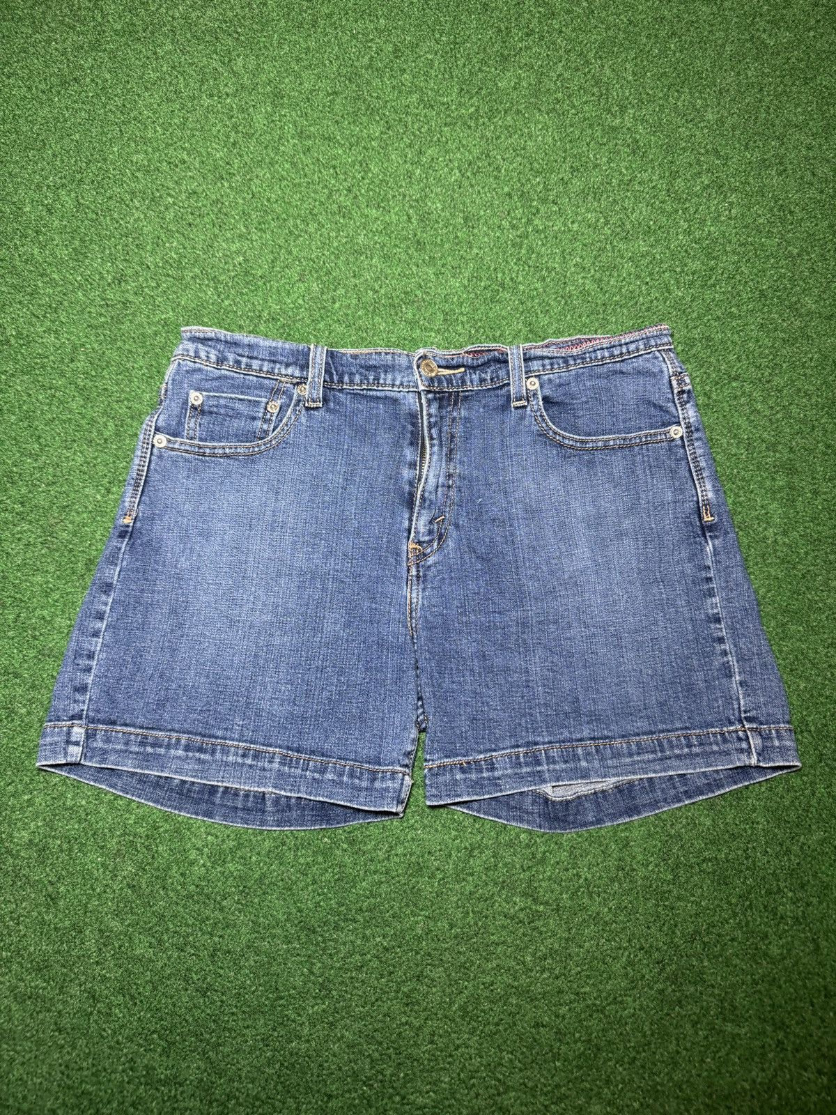 Levi's Levis 515 Womens 12 Jorts Vintage Y2K 5” Denim Shorts Size 34" / US 12 / IT 48 - 2 Thumbnail