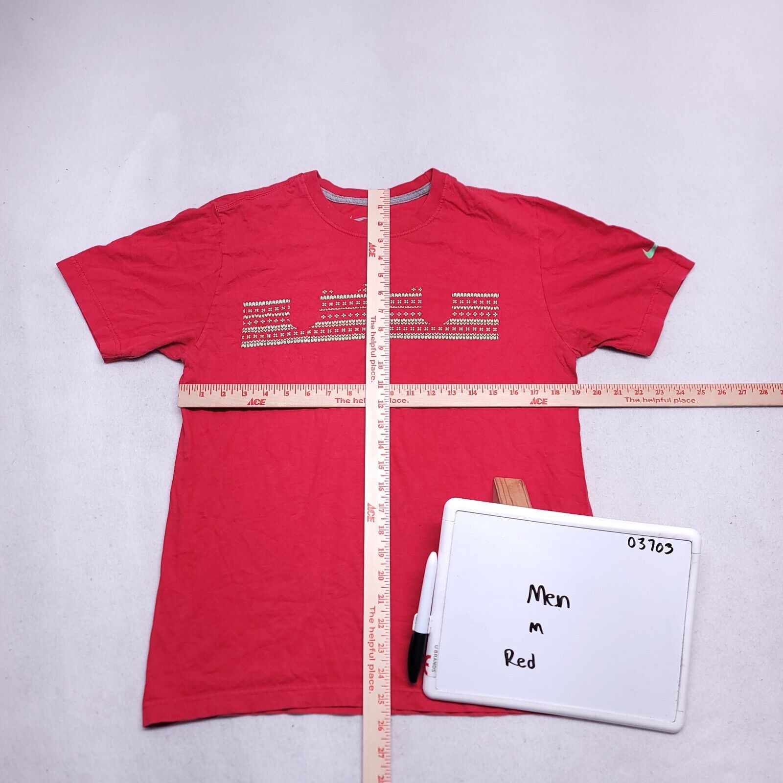 Nike Nike Casual Pullover Graphic Shirt Mens Size Medium M Red Size US M / EU 48-50 / 2 - 7 Thumbnail
