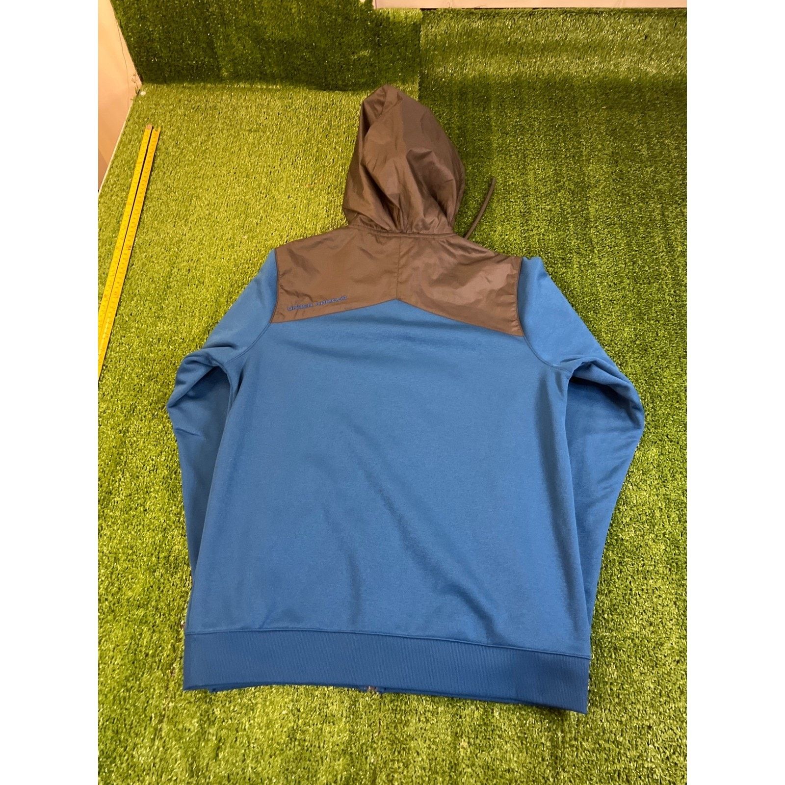 Under Armour Under Armour Mens Medium Blue Gray Full Zip Hoodie Size US M / EU 48-50 / 2 - 6 Thumbnail