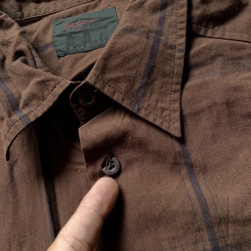 Yohji Yamamoto VINTAGE 90s YOHJI YAMAMOTO A.A.R BUTTON UP SHIRT Size US L / EU 52-54 / 3 - 6 Thumbnail