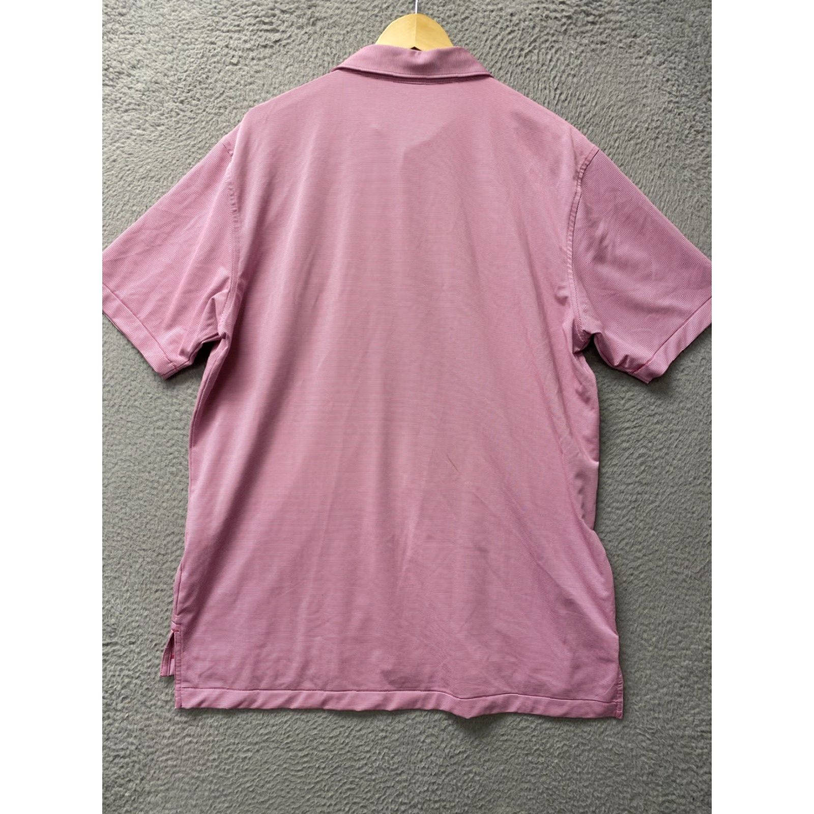 Peter Millar VINTAGE Peter Millar Summer Comfort Golf Polo Shirt Men Large Pink Striped Summer 90s Size US L / EU 52-54 / 3 - 7 Thumbnail