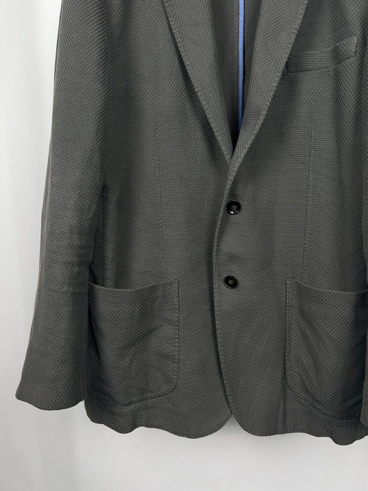 Brooks Brothers Brooks Brothers Milano Fit Half-Lined Knit Cotton Blazer Size 46R - 8 Thumbnail