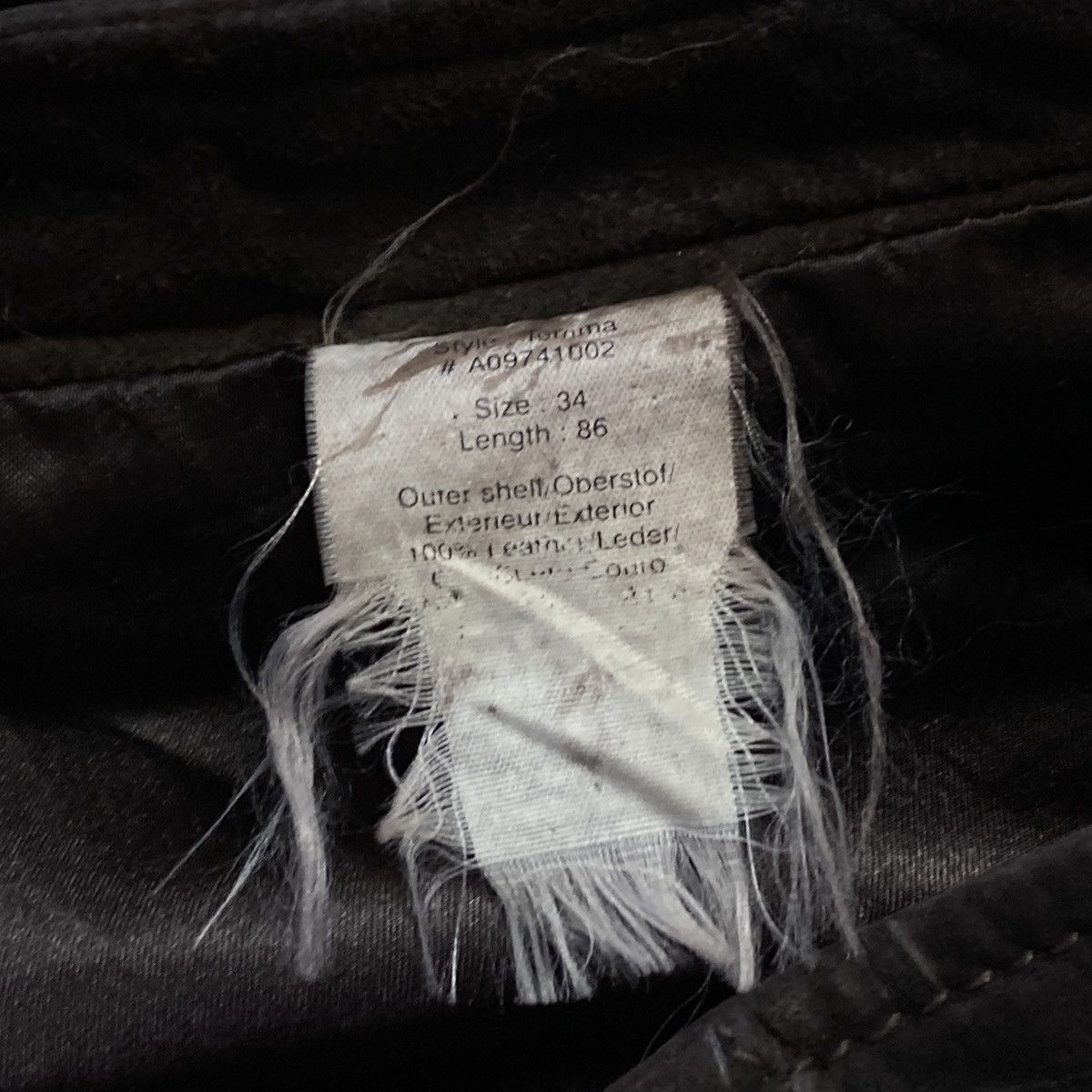 Vintage Avant garde leather opium pants Size US 34 / EU 50 - 5 Thumbnail