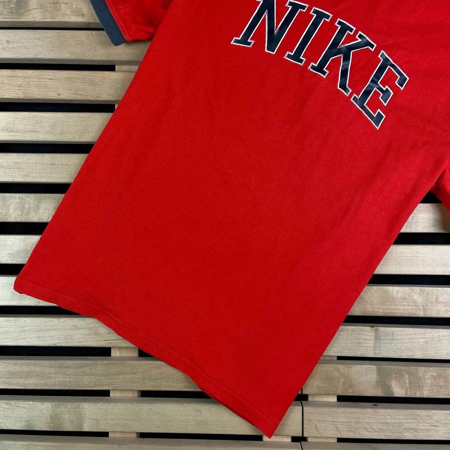 Nike × Vintage Mens Vintage T Shirt Nike Big Logo Size XL Size US XL / EU 56 / 4 - 3 Thumbnail