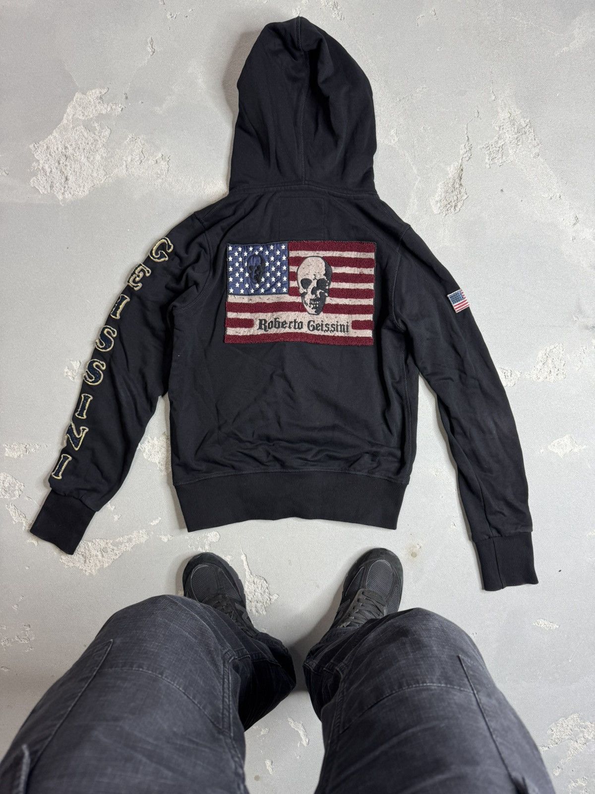 Other Vintage Roberto Geissini Zip Hoodie Rare Size US M / EU 48-50 / 2 - 2 Thumbnail