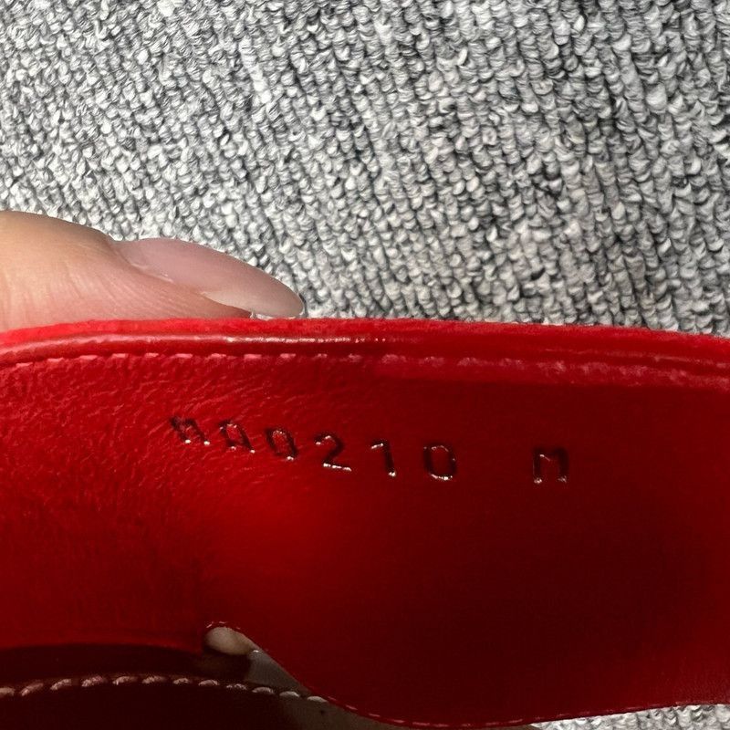 Louis Vuitton Louis Vuitton Red Lock It Flat Slide Sandals -2505 Size US 6 / IT 36 - 5 Thumbnail