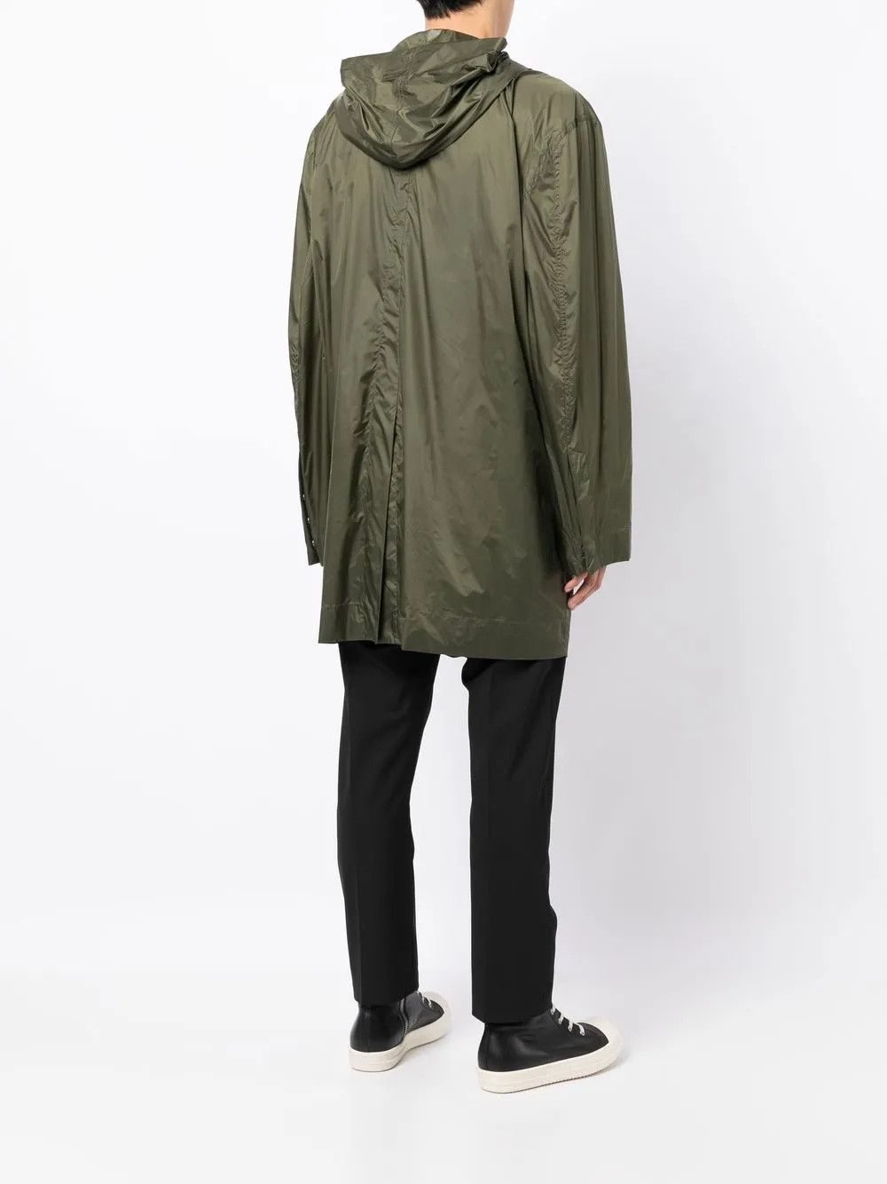 Rick Owens o1y0325 Hooded Jacket in Green Size US S / EU 44-46 / 1 - 4 Thumbnail