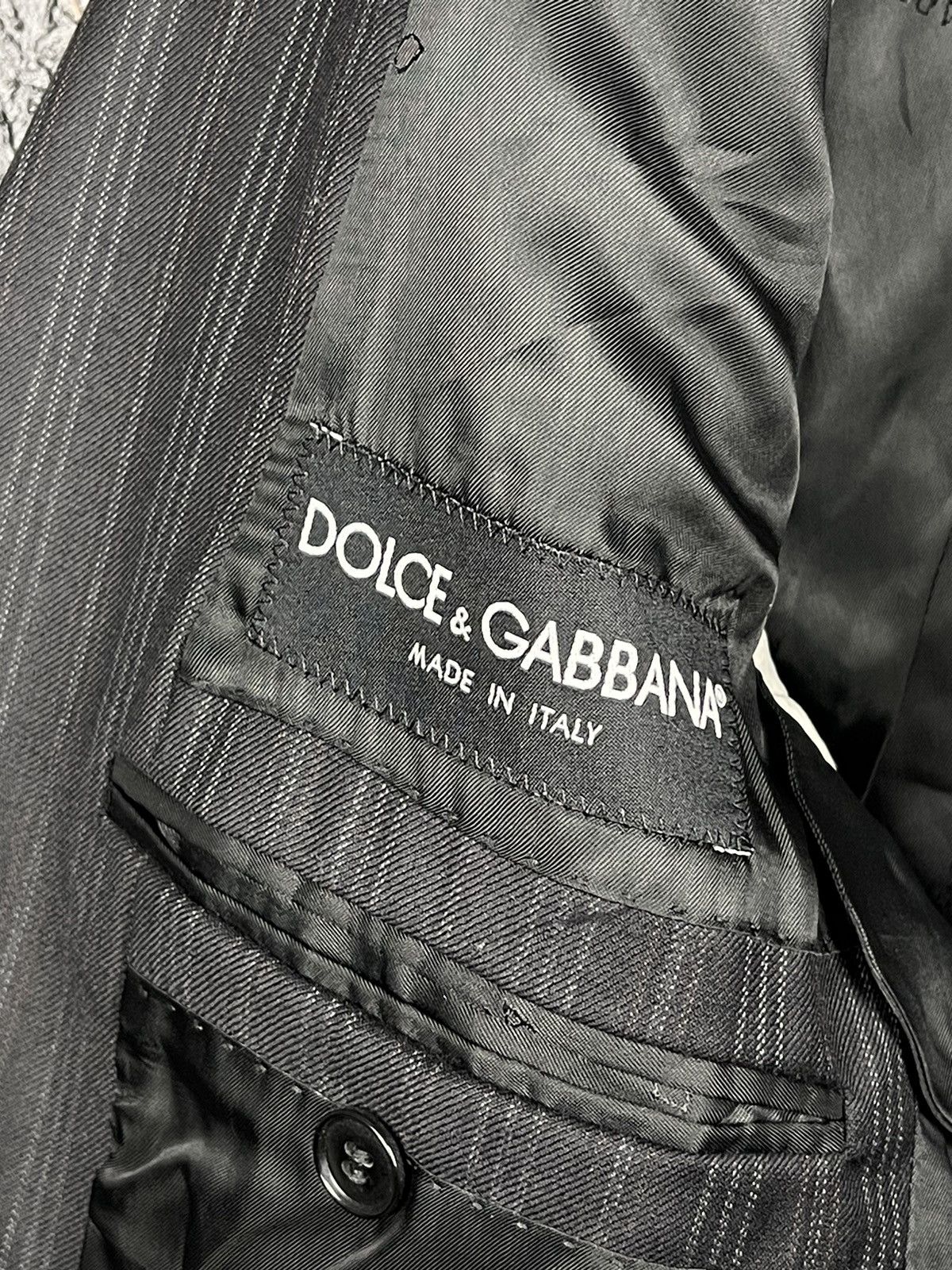 Dolce & Gabbana Dolce&Gabbana Vintage Luxury Italian Suit 2 Piece Virgin Wool Men’s Size 48 Size 48R - 7 Thumbnail