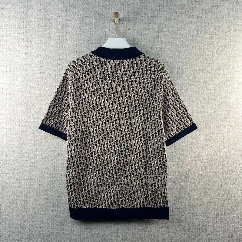 Dior Dior Logo Short Sleeve Cotton Polo T-Shirt . Size US M / EU 48-50 / 2 - 2 Thumbnail