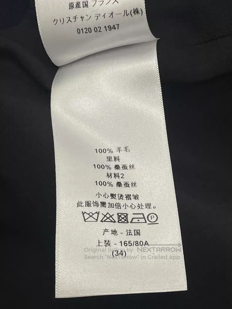 Dior Dark blue suit vest stitching dress