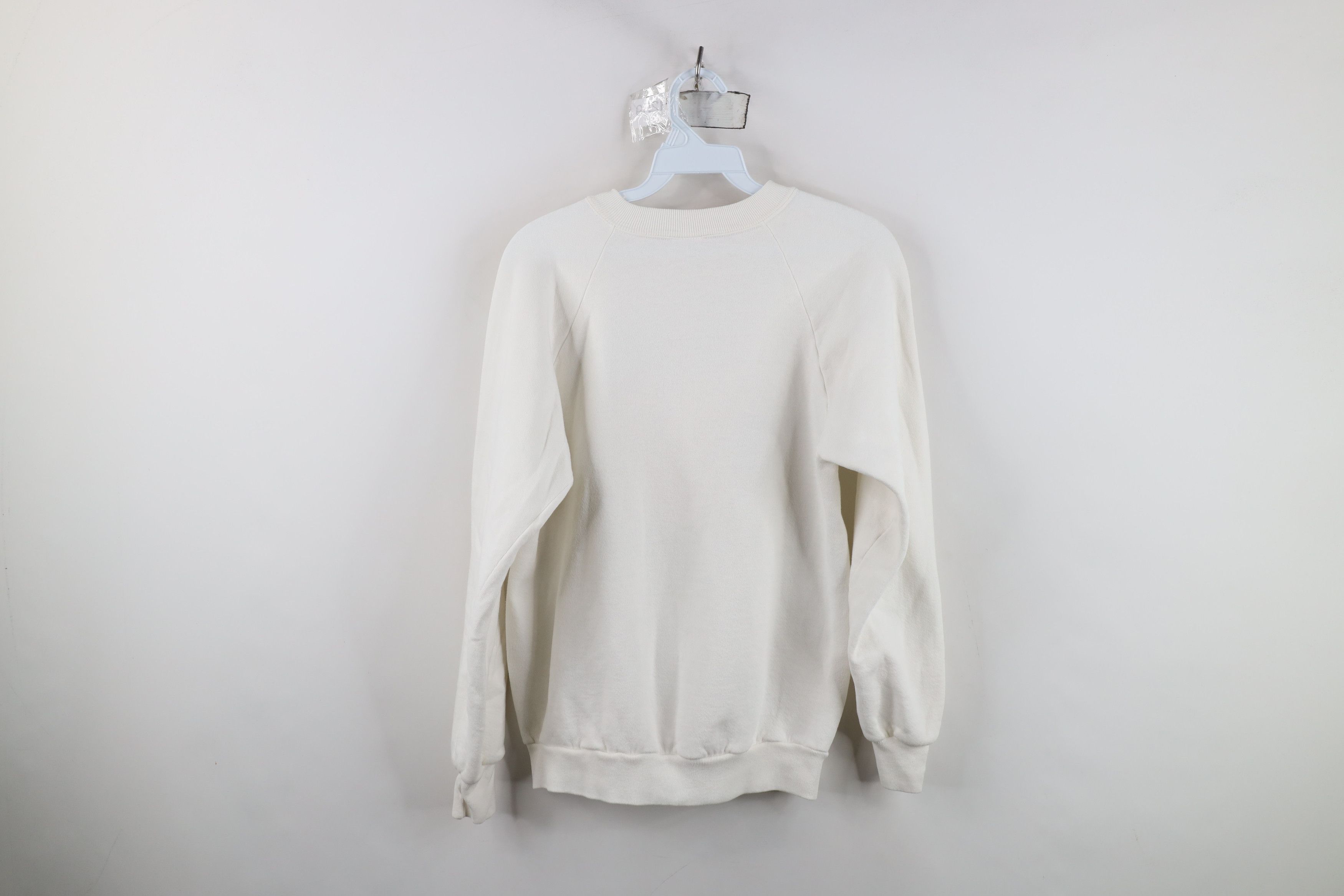 Vintage Vintage 90s Spell Out Ohio Pig Crewneck Sweatshirt White USA Size M / US 6-8 / IT 42-44 - 9 Thumbnail
