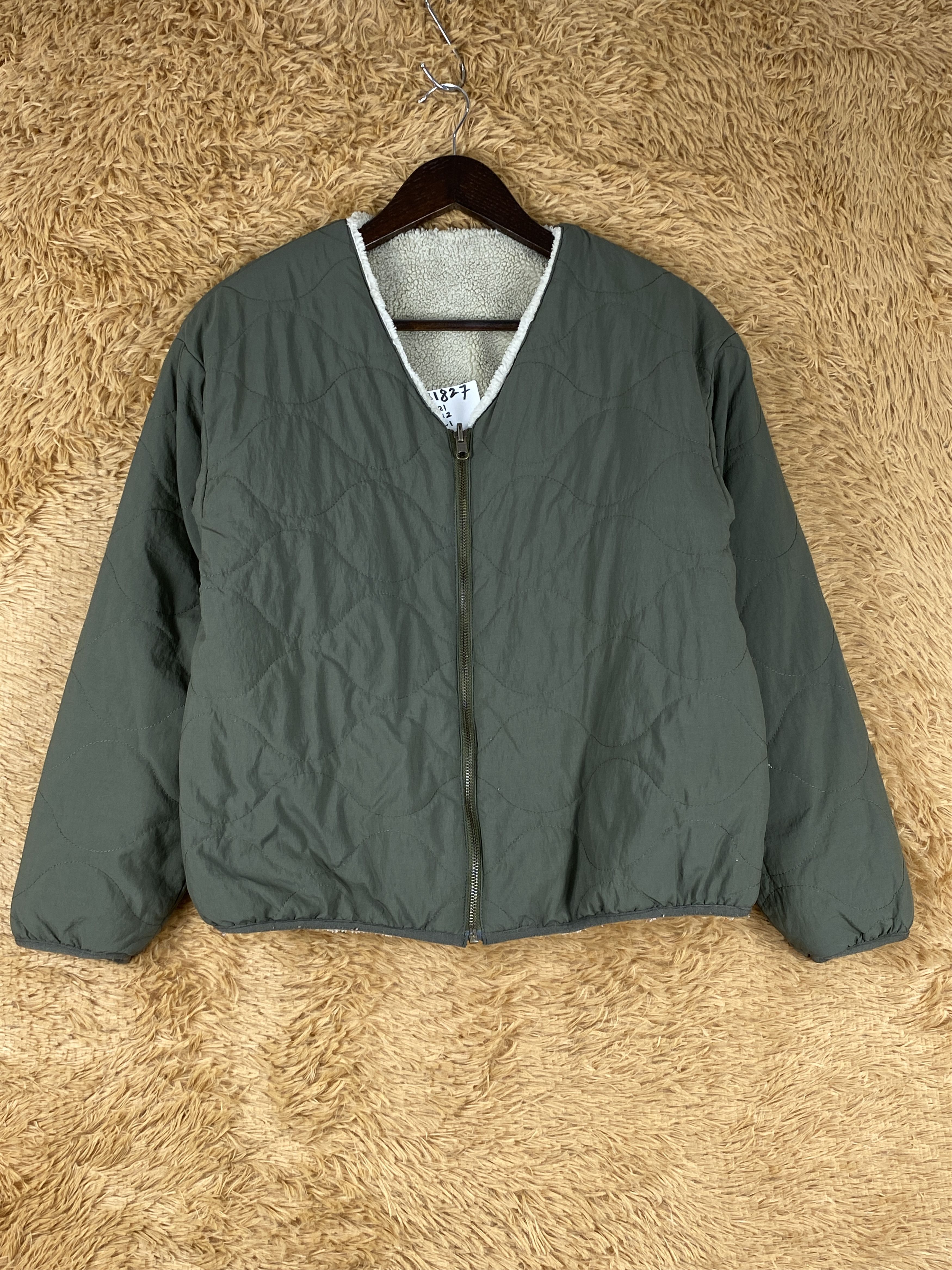 Japanese Brand × Vintage Vintage Japanese Brand Reversible Fleece Jacket Size S / US 4 / IT 40 - 1 Thumbnail
