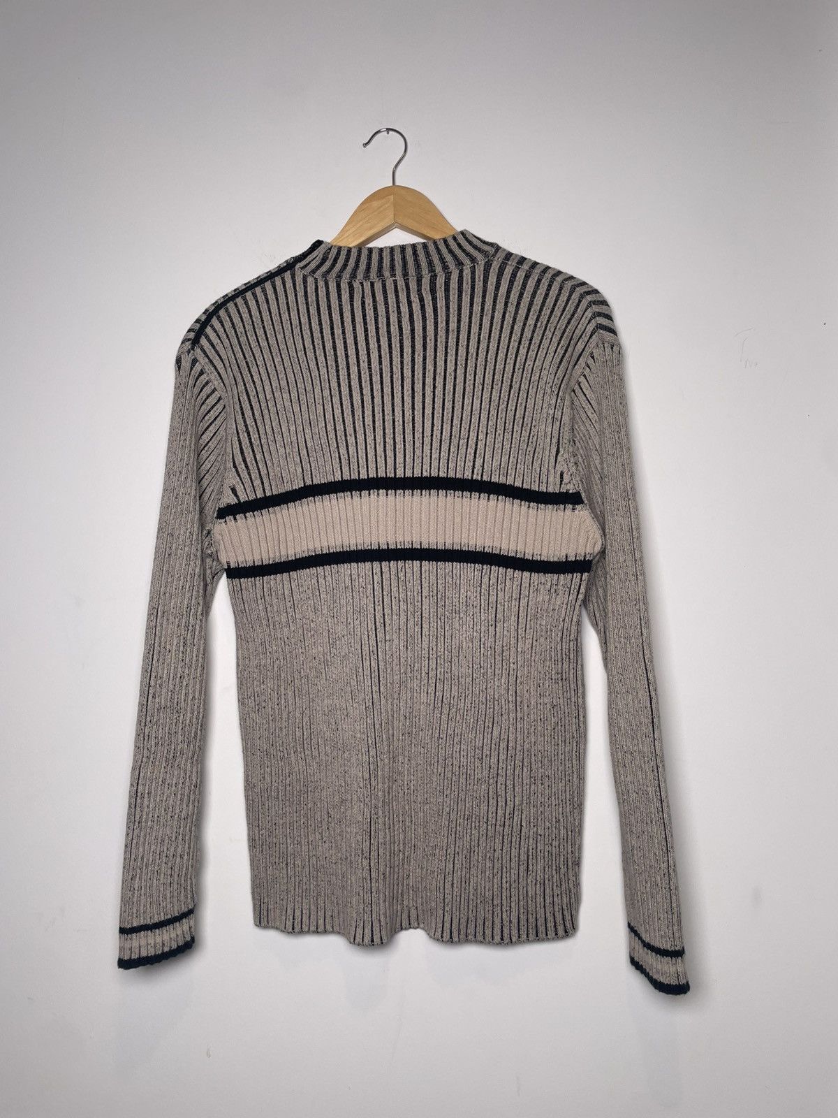 Other Retro Ribbed Stripe Knit Sweater – Profilo Classics S Size US XS / EU 42 / 0 - 4 Thumbnail