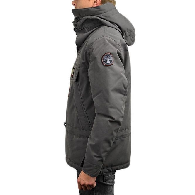 Napapijri NAPAPIJRI Skidoo Dark Gray Solid Anorak Jacket SizeXXXL Snow Size US XXL / EU 58 / 5 - 2 Thumbnail