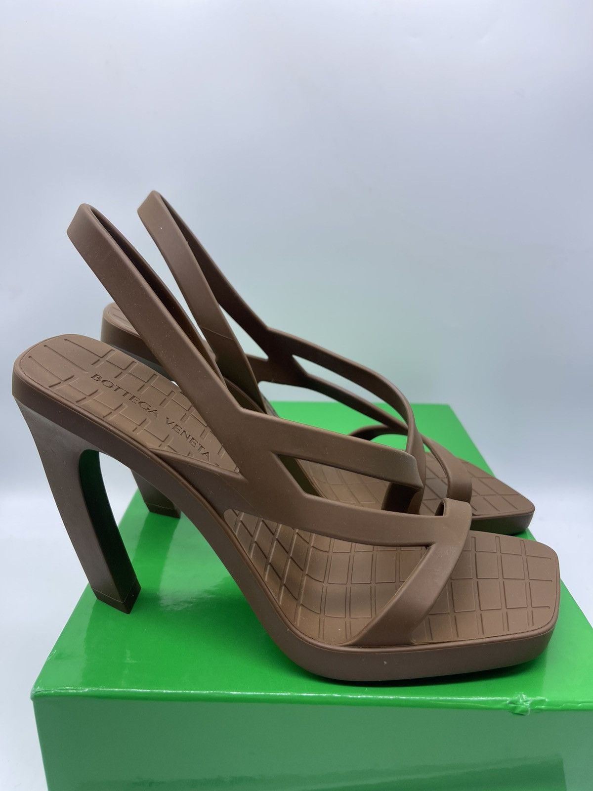 Bottega Veneta jumbo sandal heels
