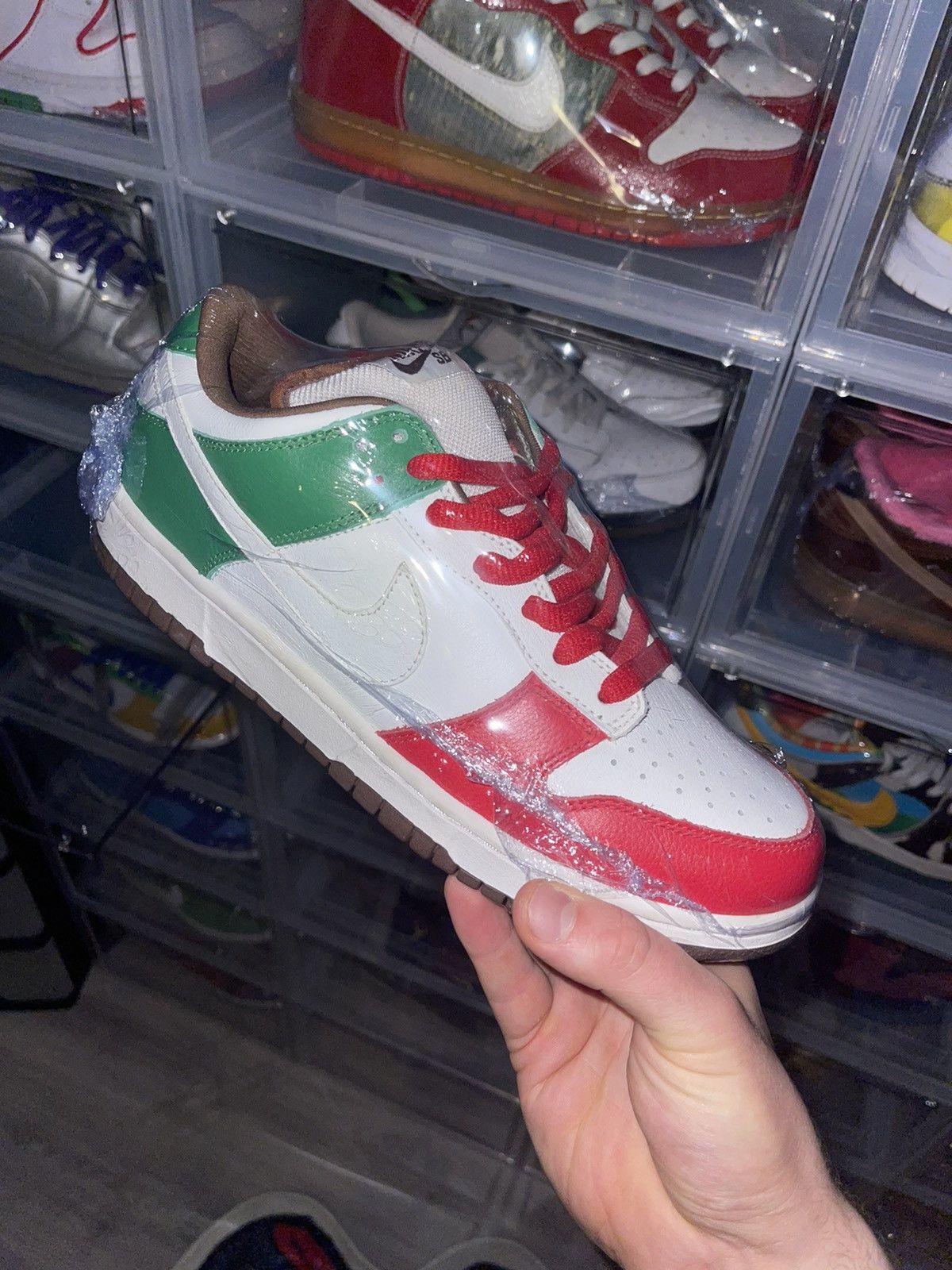 image of Nike Dunk Sb Low Mayo Sample Shoes in White, Men's (Size 9)