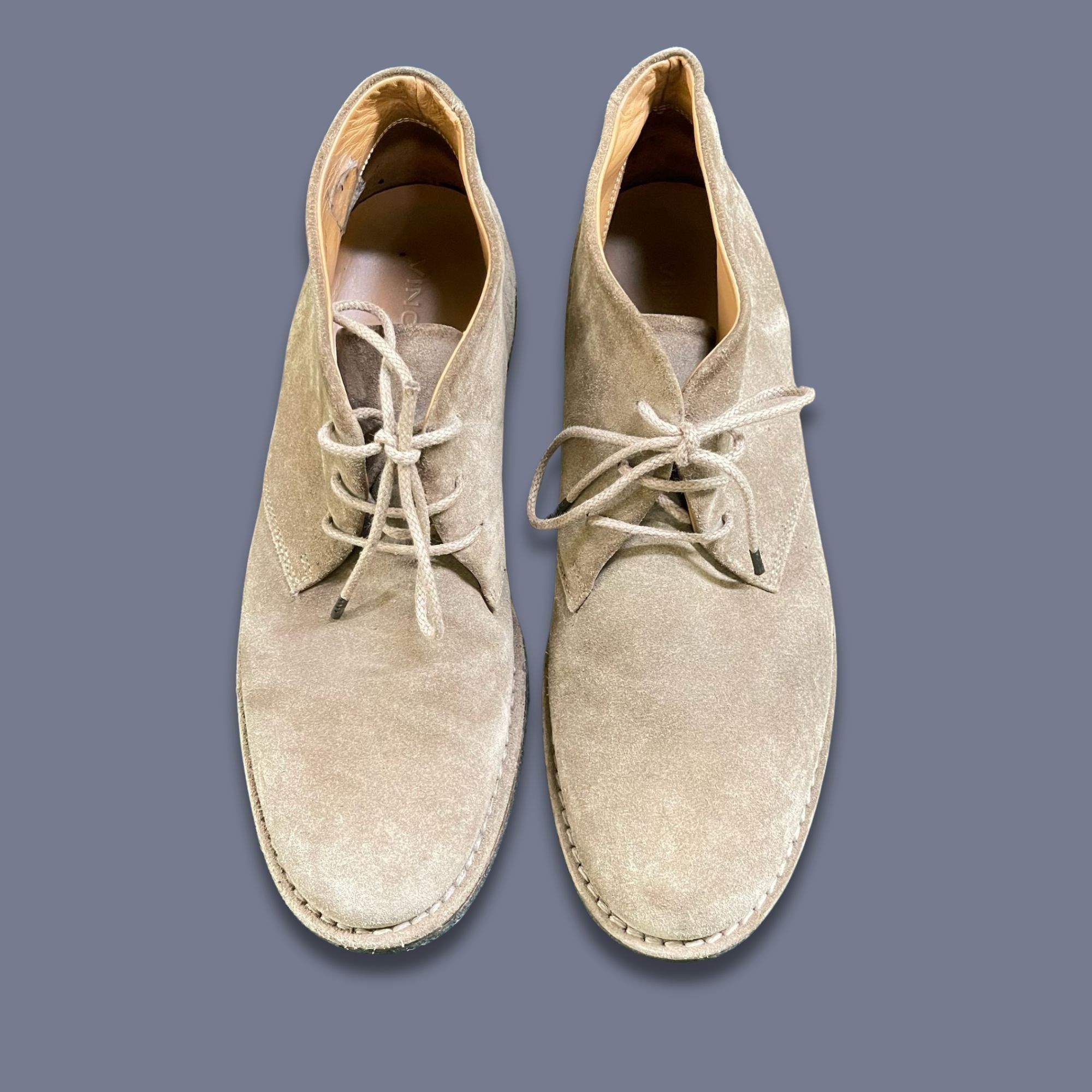 Vince VINCE Mens Suede Chukka Boots Size 8.5 Beige Made In Italy Size US 8.5 / EU 41-42 - 2 Thumbnail
