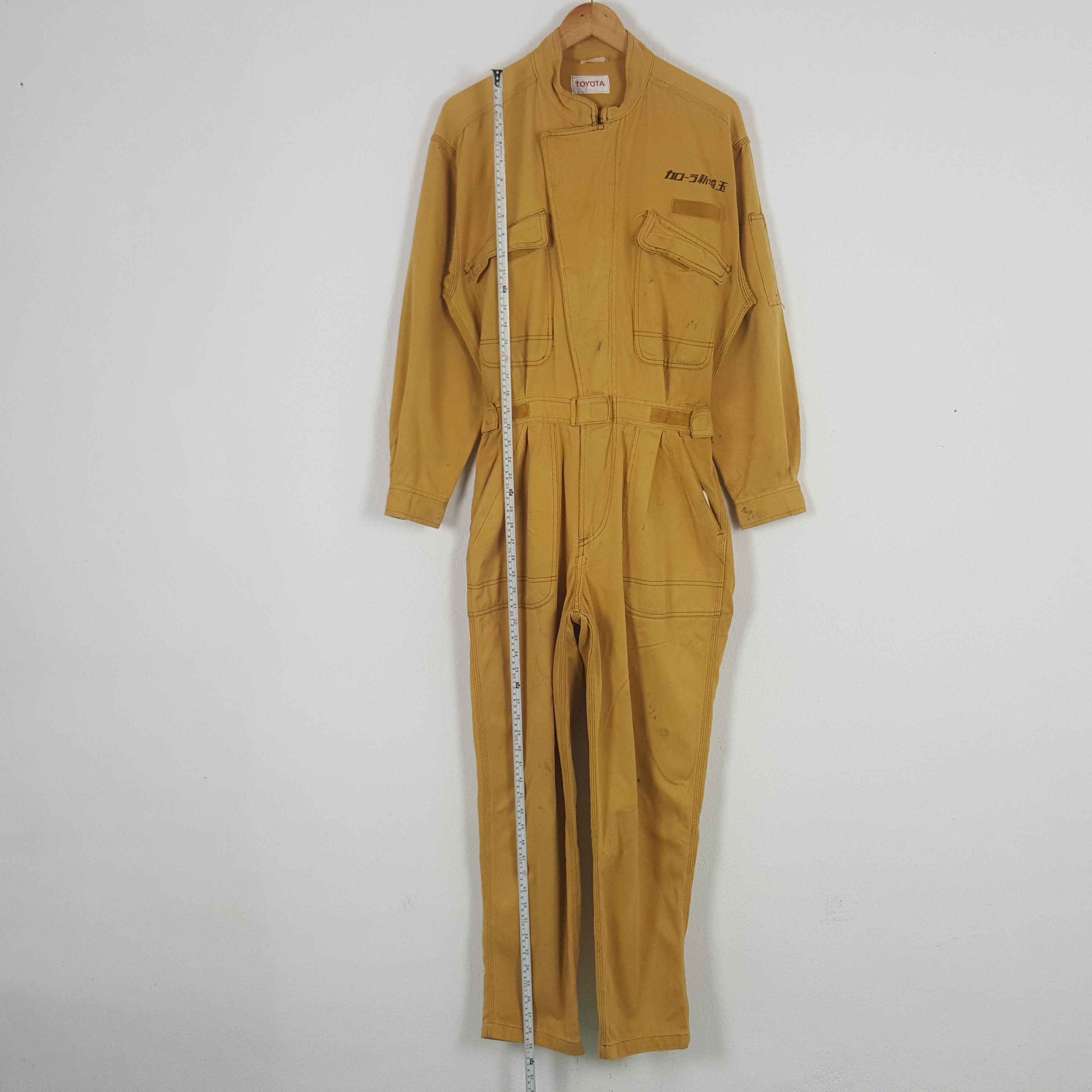 Japanese Brand × Vintage Vintage Toyota Japanese Racing Team Coverall Jacket C286N3 Size US M / EU 48-50 / 2 - 7 Thumbnail