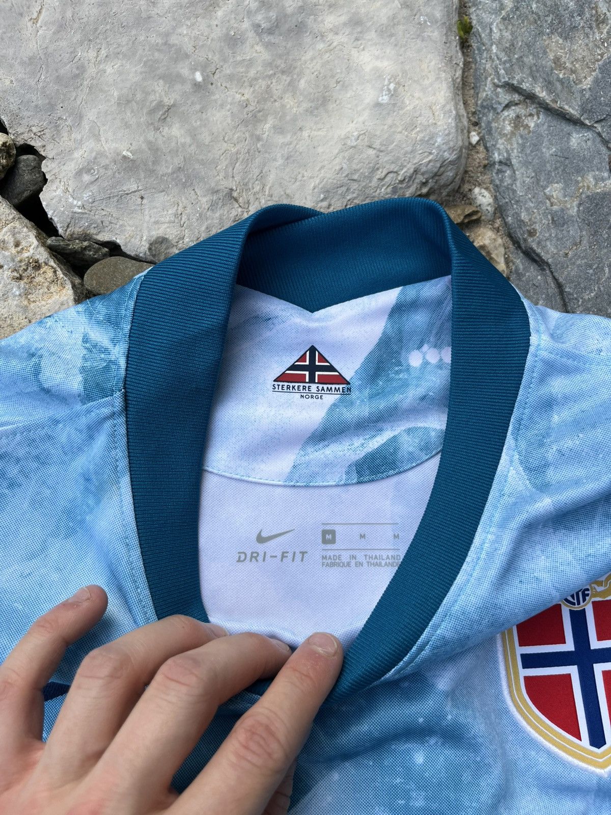 Nike Nike Norway 2020/2021 away jersey t-shirt limited ice print Size US M / EU 48-50 / 2 - 11 Thumbnail