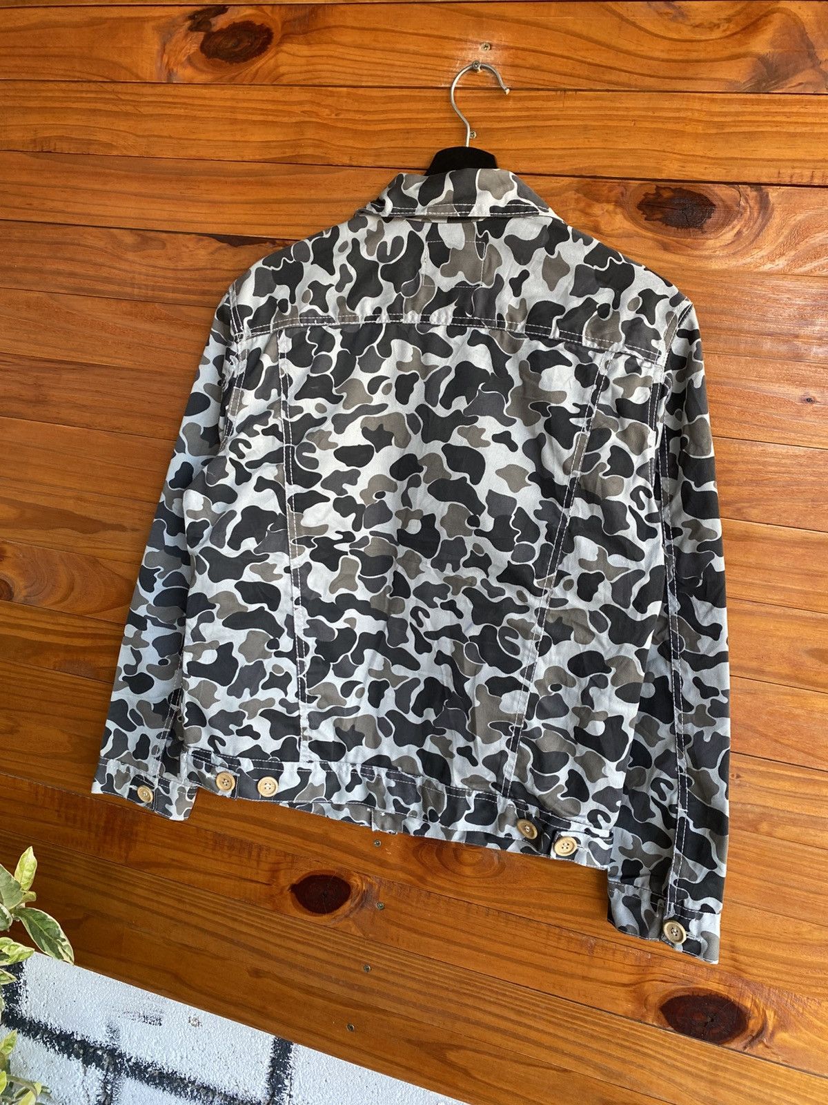 Japanese Brand Point Loma Grey Camouflage Jacket Trucker Japan Market Size US M / EU 48-50 / 2 - 12 Thumbnail