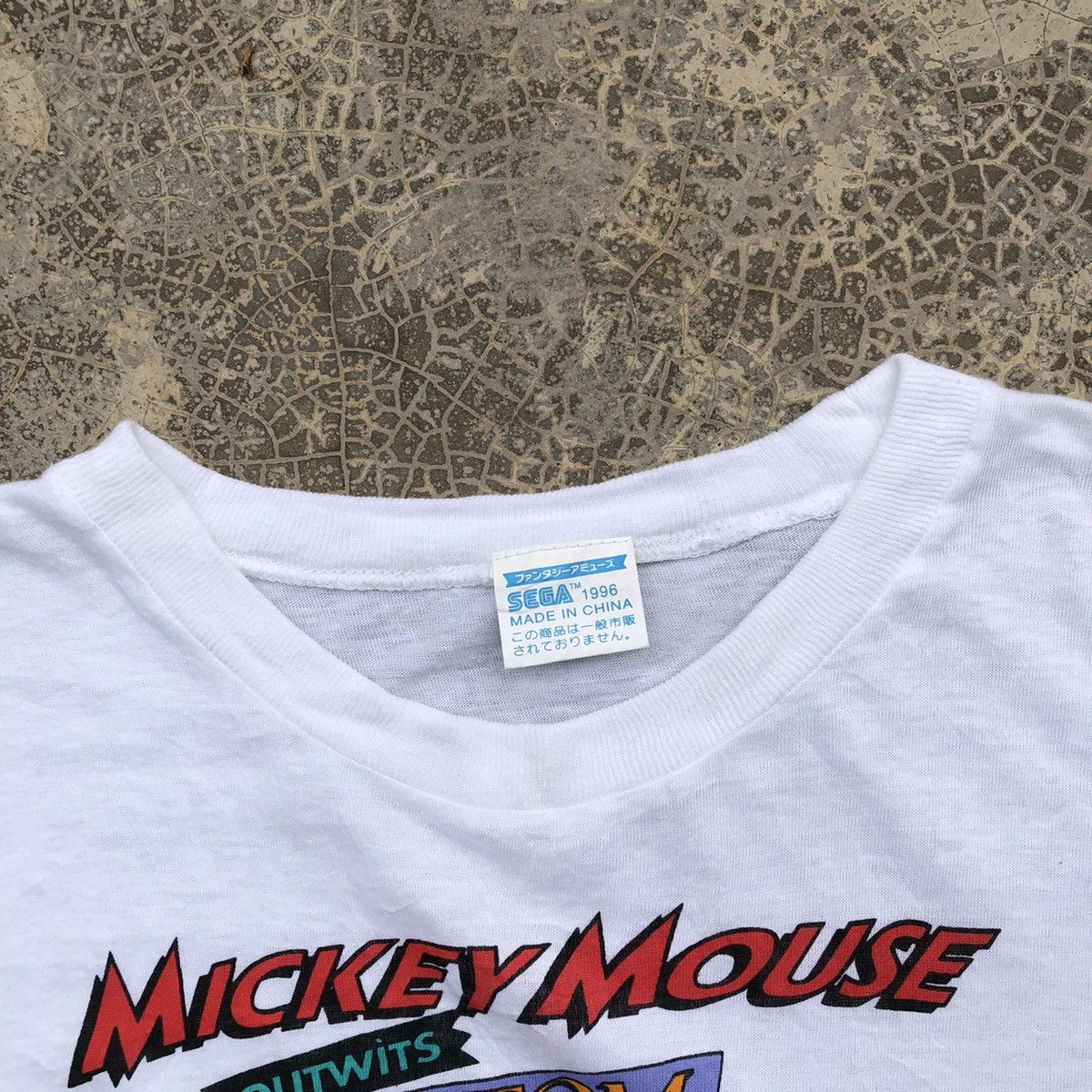 Disney × Mickey Mouse Disney MICKEY MOUSE The Phantom Blot Vintage T-Shirt Size US M / EU 48-50 / 2 - 5 Thumbnail