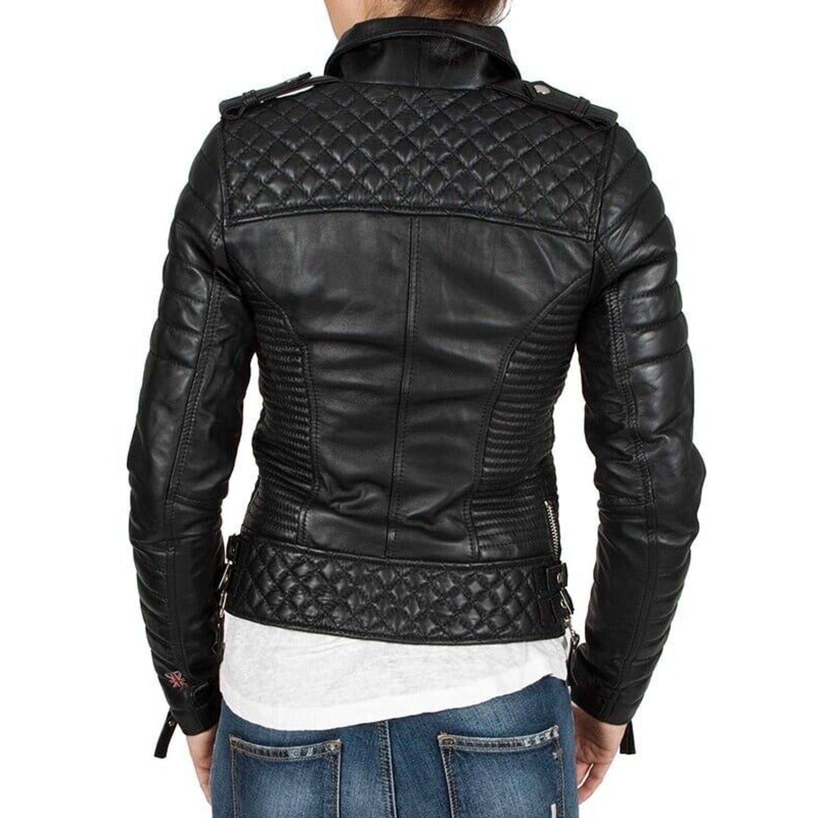 Boda Skins BODA Skins Kay Michaels Napa Leather Platinum Jacket 32/4 Size S / US 4 / IT 40 - 3 Thumbnail
