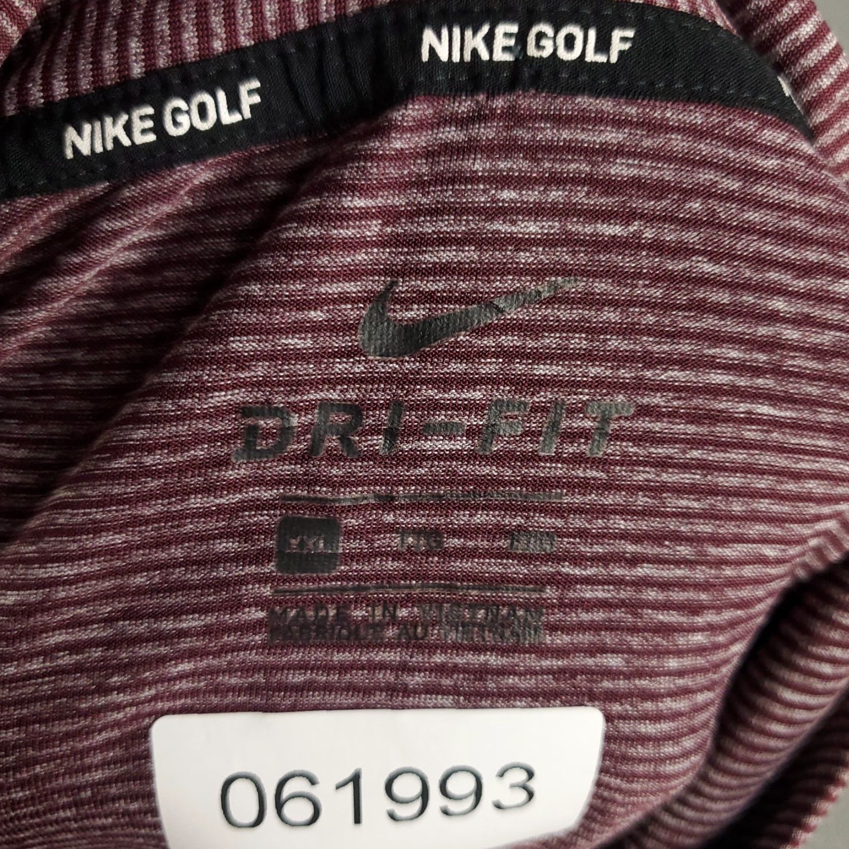 Nike Nike Polo Shirt Mens Size 2XL Red Striped Swoosh Golf Casual Short Sleeve Polo Type Nike Dri-Fit Size US XXL / EU 58 / 5 - 8 Thumbnail