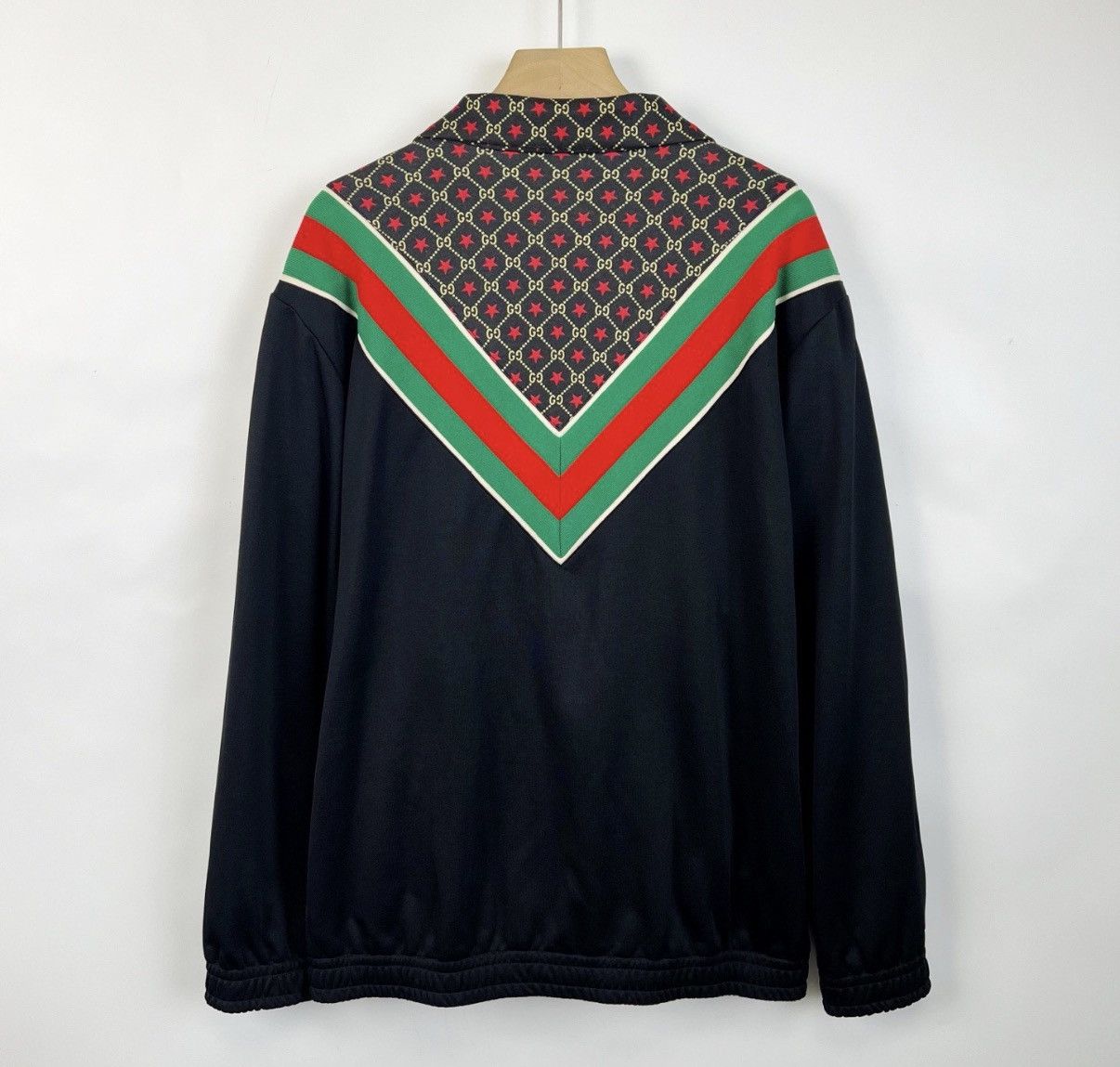 Gucci Gucci Double G Star Print V-Shaped Webbing Knit Jacket K12 Size US XL / EU 56 / 4 - 2 Thumbnail