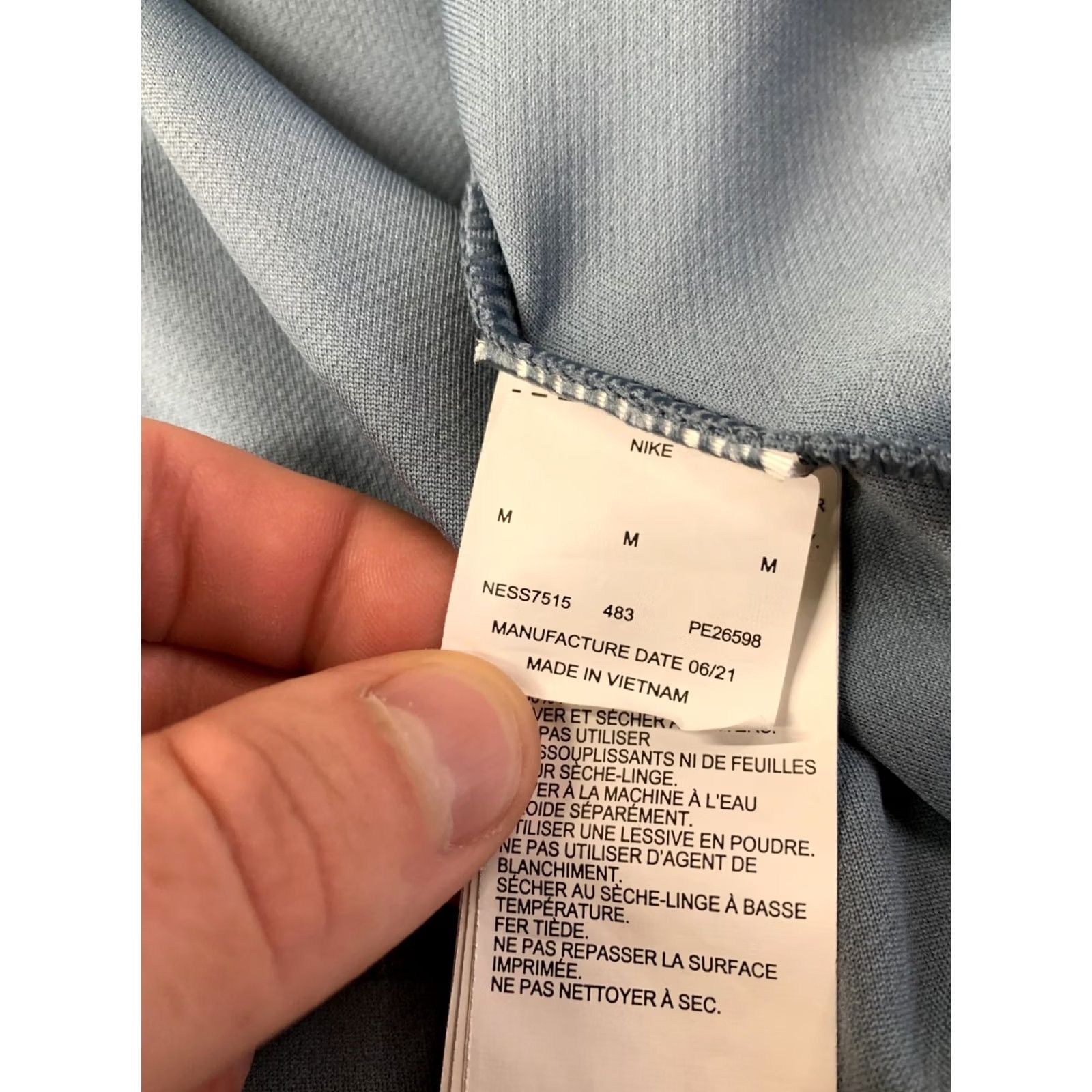 Nike NIKE Swim Dri-Fit Just Do It T-Shirt Jersey 2021 Men Size M Gray Short Sleeve Casual Knee-length? (note) Size US M / EU 48-50 / 2 - 7 Thumbnail