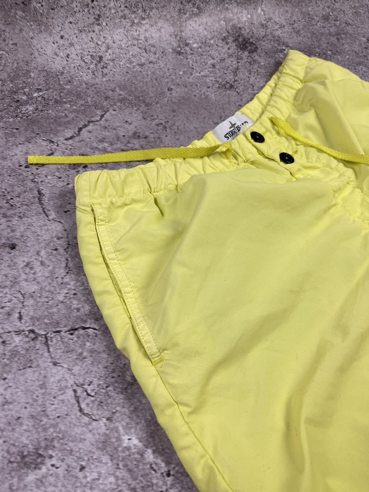 Stone Island Stone Island Nylon Swim Shorts – Neon Yellow (Size M) Size US 32 / EU 48 - 7 Thumbnail