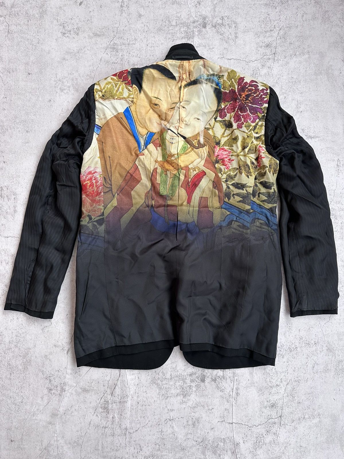 Issey Miyake Issey Miyake Printed Wool Suit Jacket Size US L / EU 52-54 / 3 - 1 Thumbnail