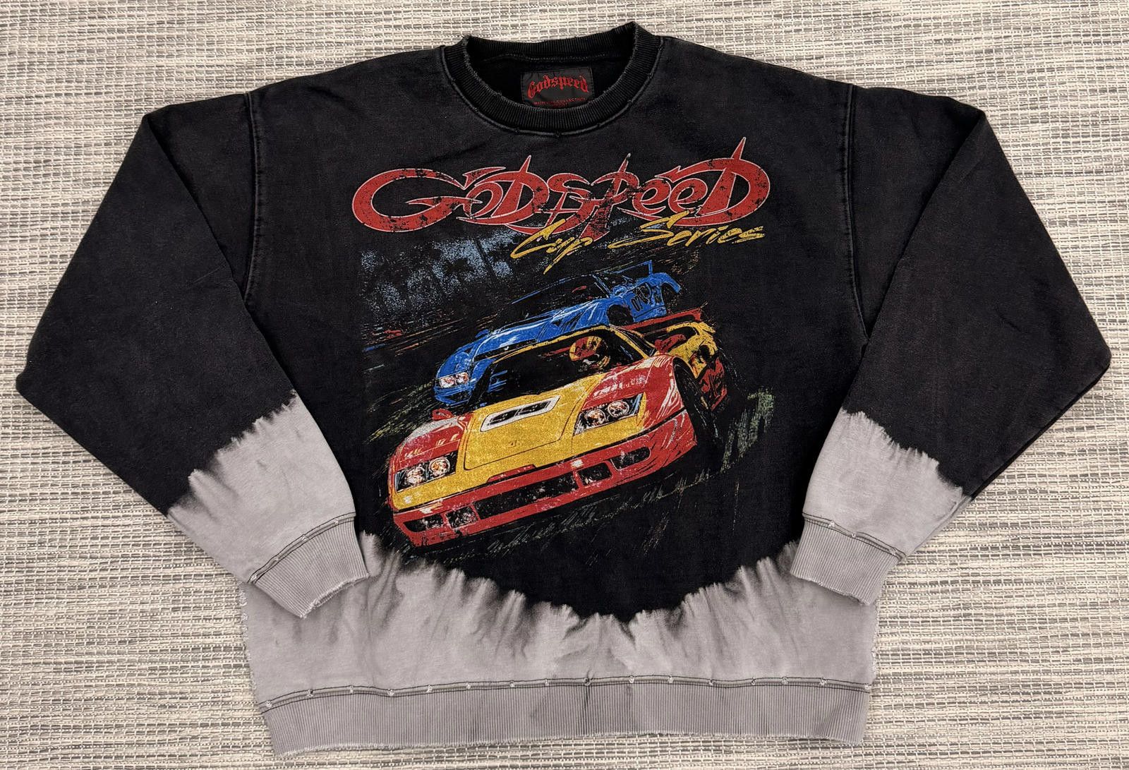Godspeed Godspeed Black/Bleach Washed F-T-W Crewneck Size US XL / EU 56 / 4 - 1 Thumbnail