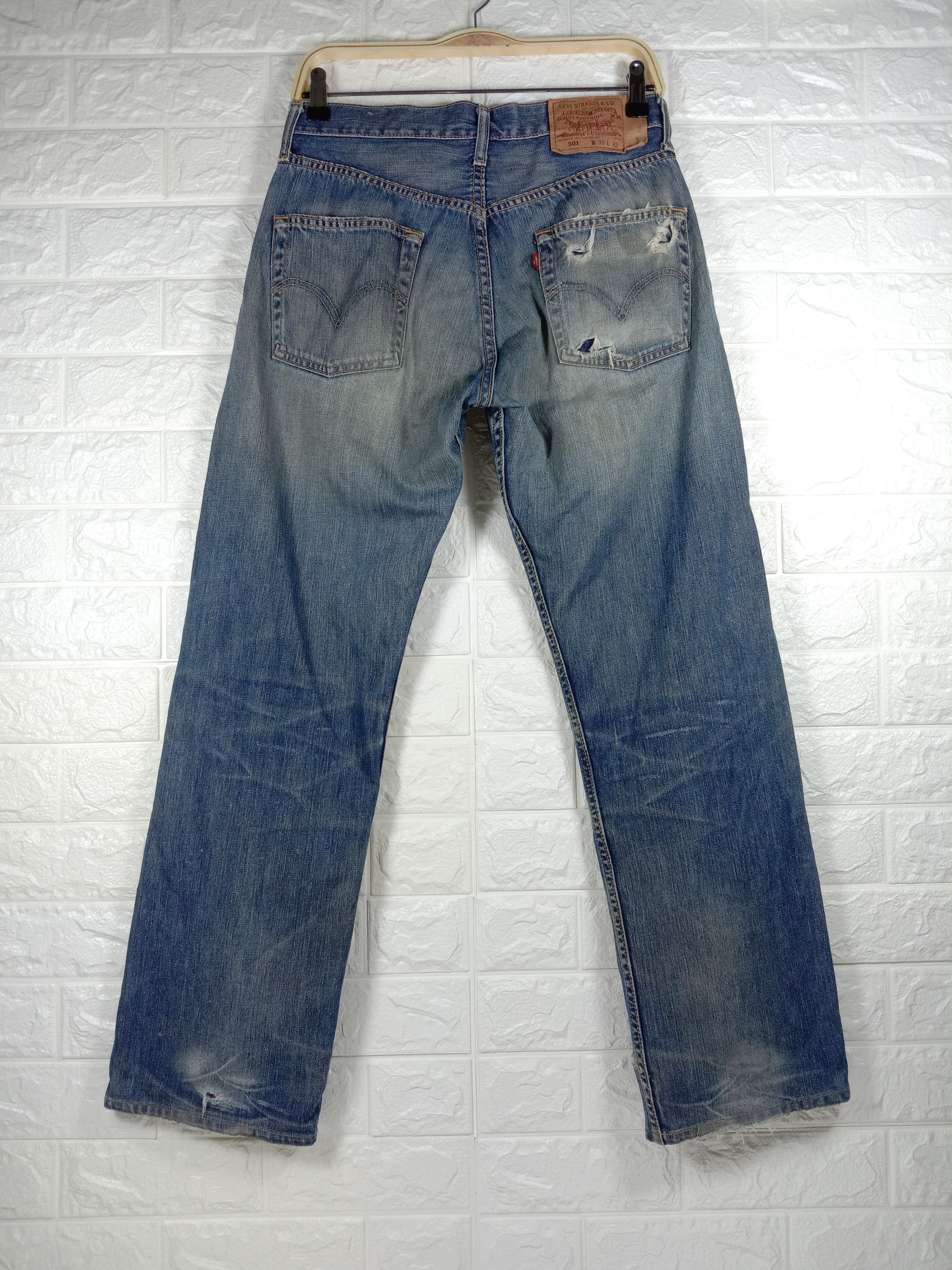 Levi's Vintage Levi’s 501 Jeans Rusty Distressed Denim Size US 30 / EU 46 - 5 Thumbnail