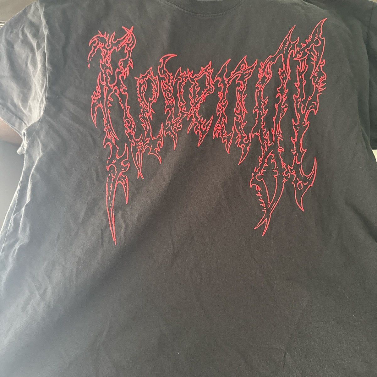 Revenge Revenge Anarchy Tee Black and Red Size US XL / EU 56 / 4 - 1 Thumbnail
