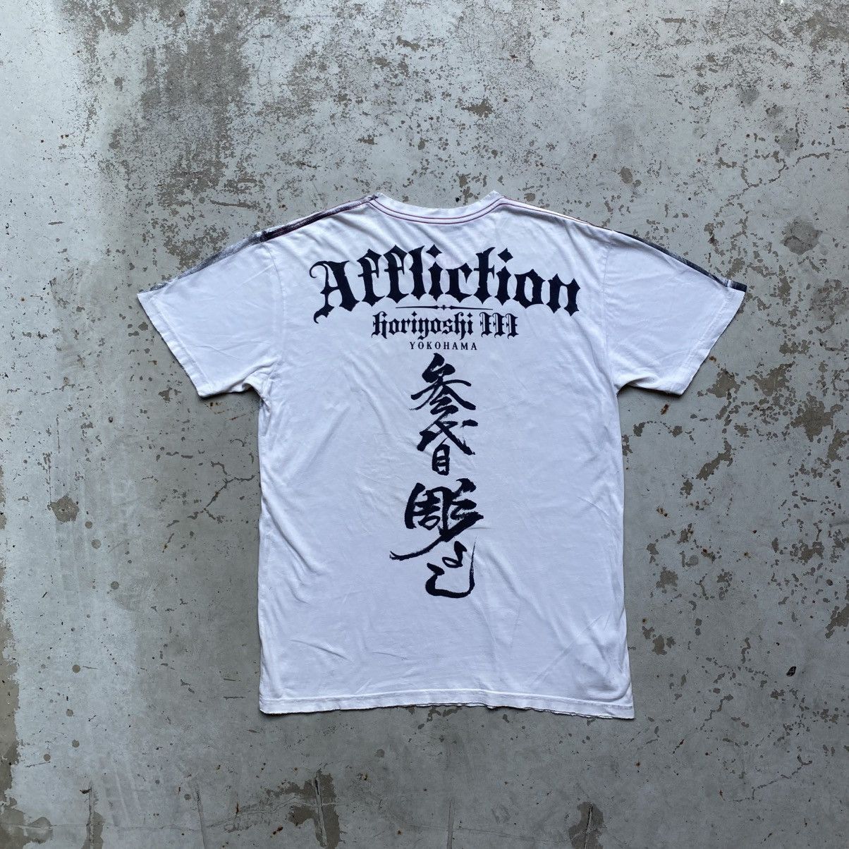 Affliction AFFLICTION SAMURAI RUNES JAPAN LIMITED EDITION T SHIRT Size US XL / EU 56 / 4 - 9 Thumbnail