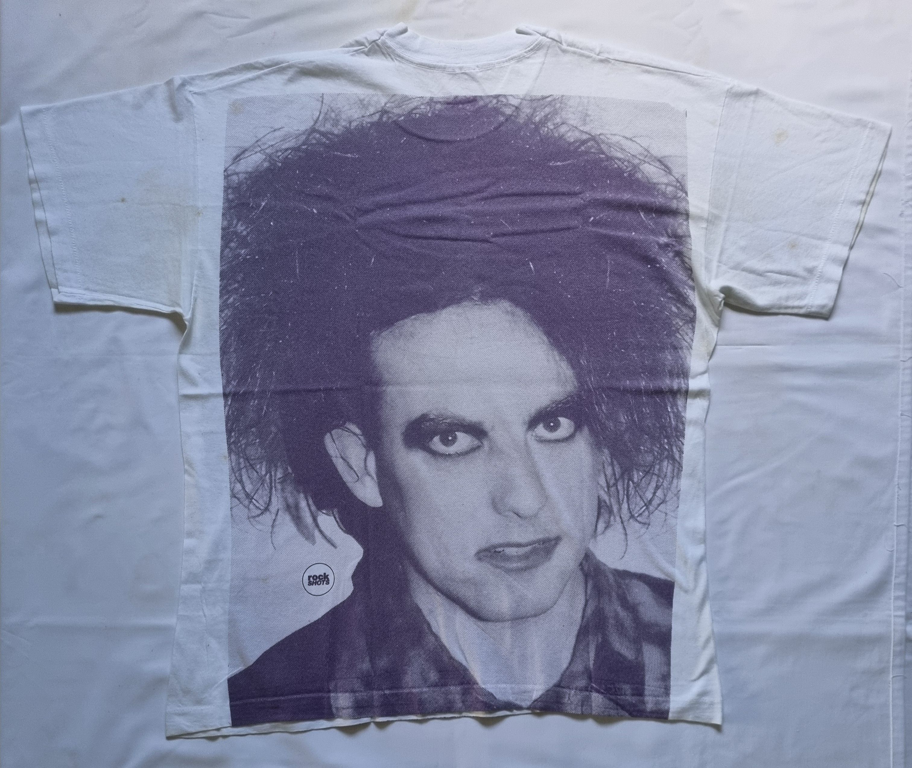 Band Tees Rare AOP Big Face Robert Smith The Cure T Shirt Size US L / EU 52-54 / 3 - 13 Thumbnail